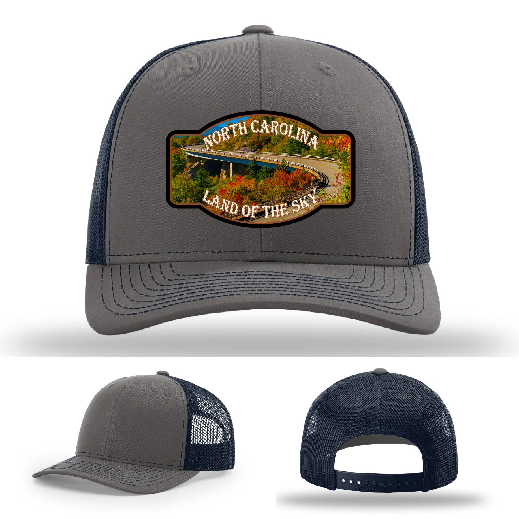 Land of the Sky Leather Patch Hat North Carolina