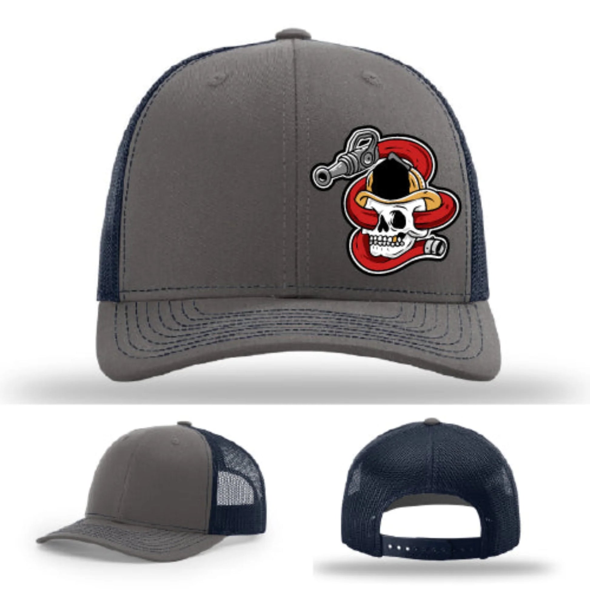 Get Hosed Firefighter Leather Patch Hat