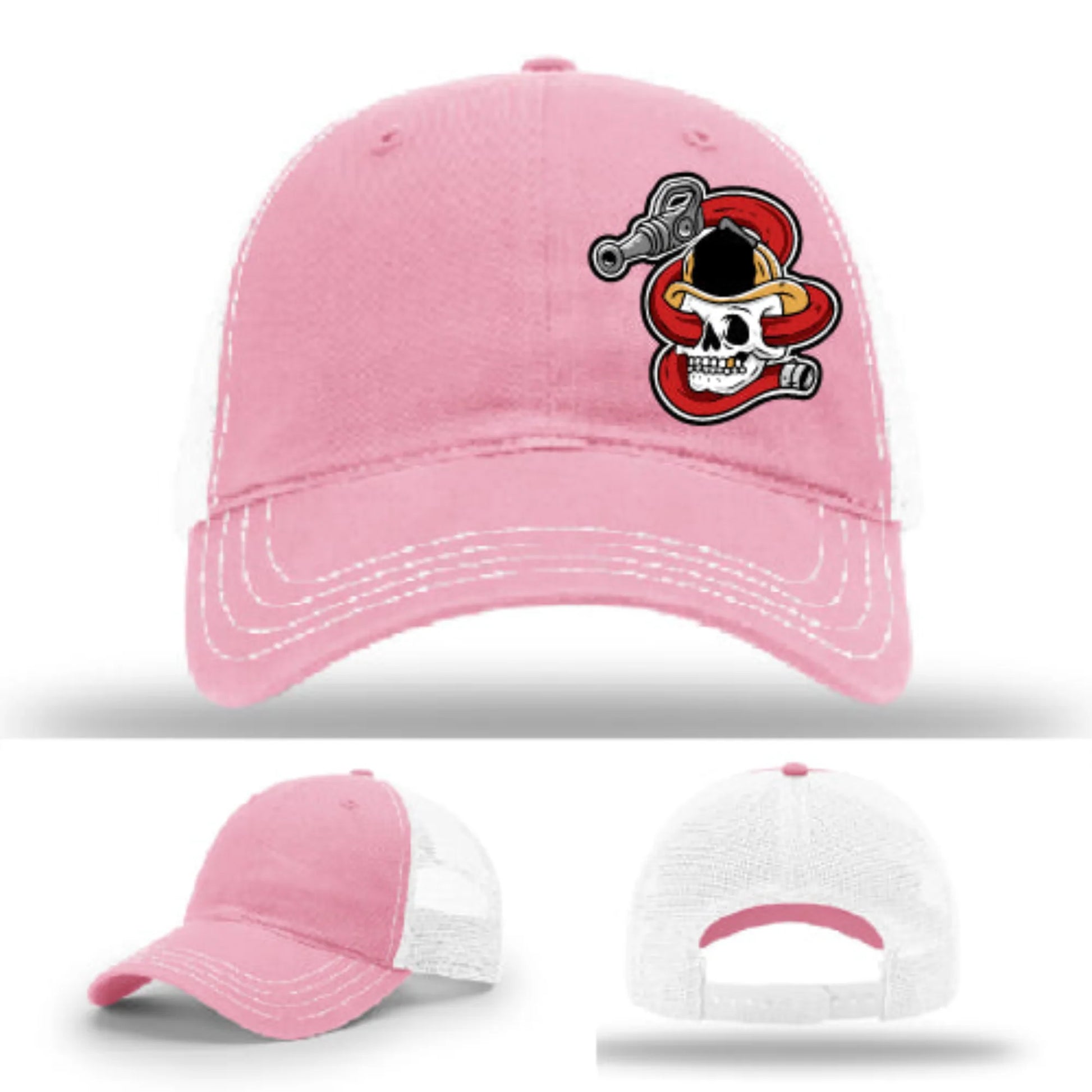 Get Hosed Firefighter Leather Patch Hat
