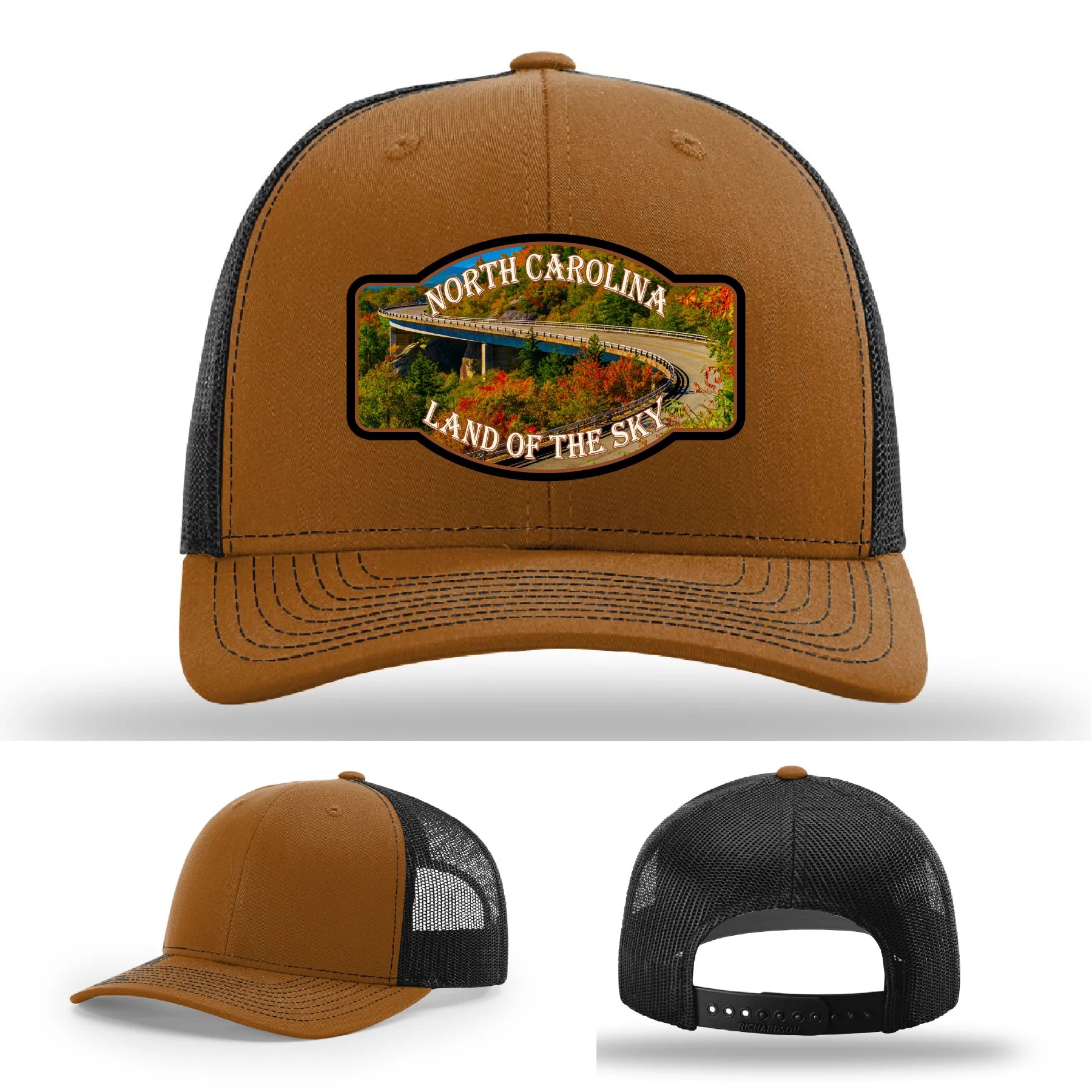 Land of the Sky Leather Patch Hat North Carolina