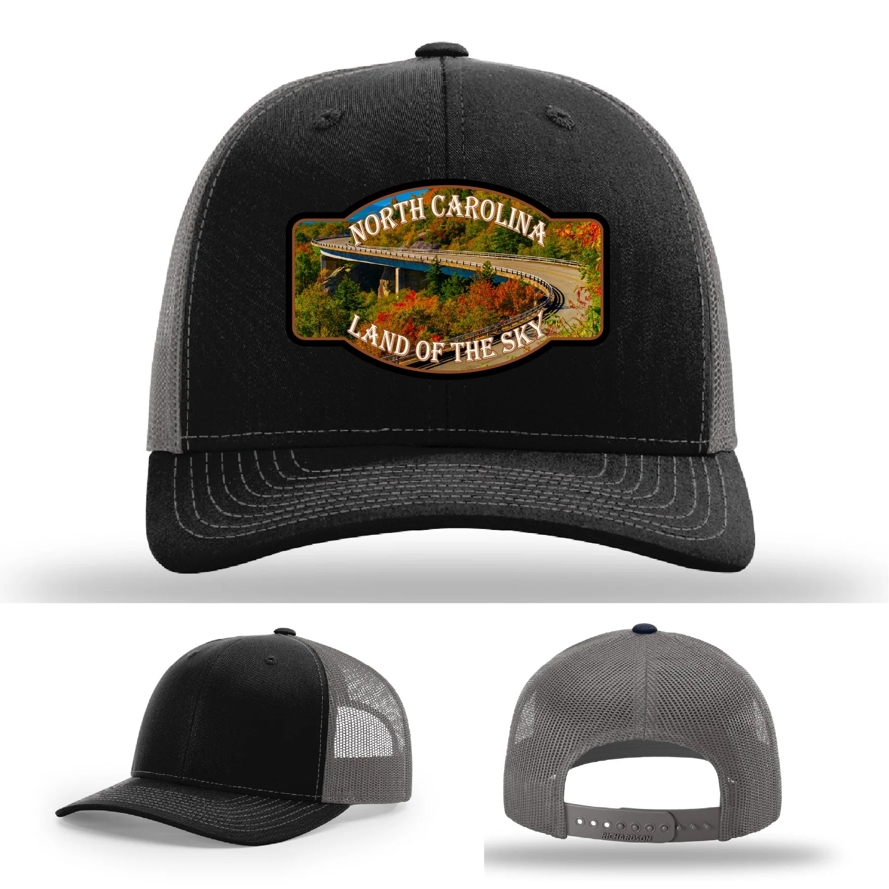 Land of the Sky Leather Patch Hat North Carolina