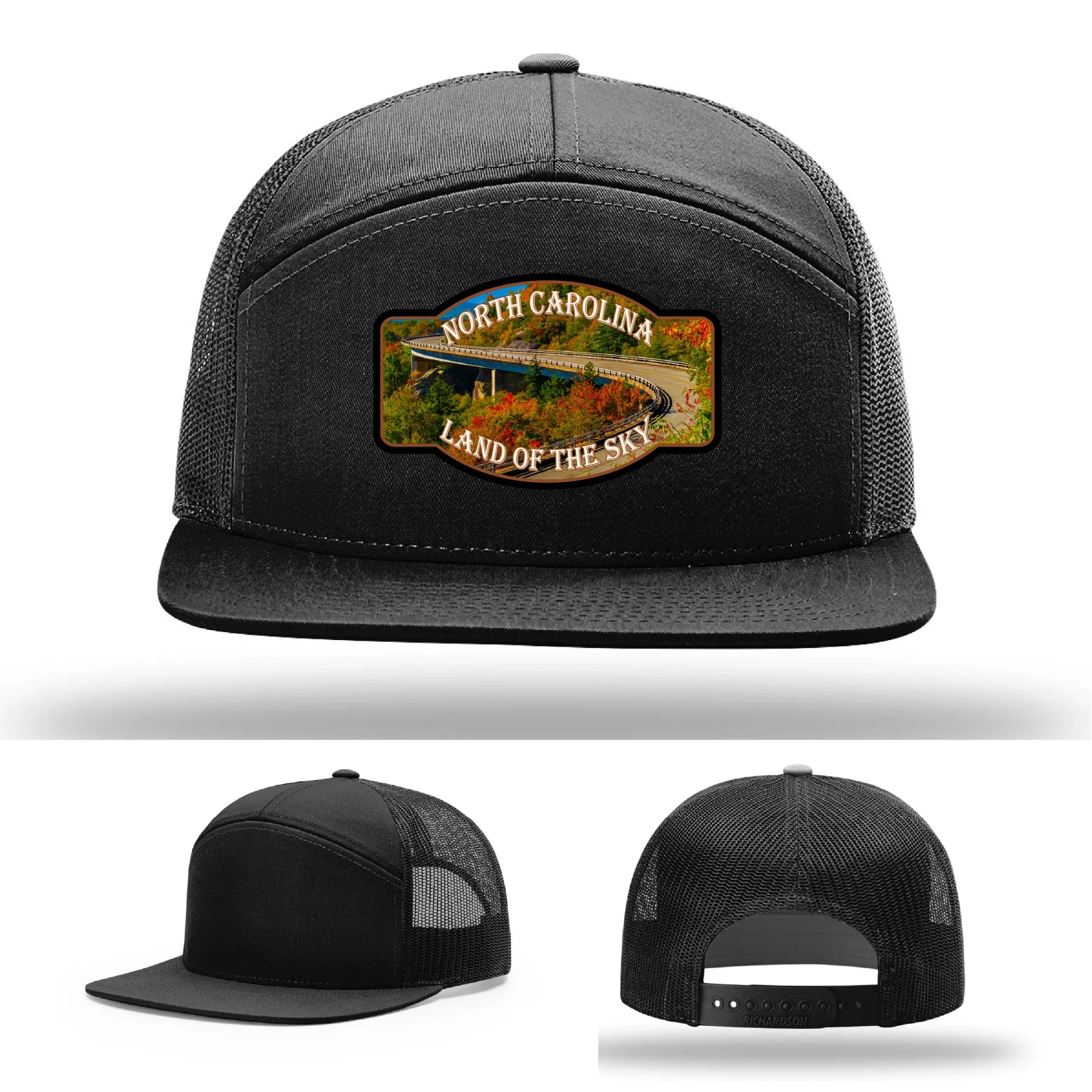 Land of the Sky Leather Patch Hat North Carolina