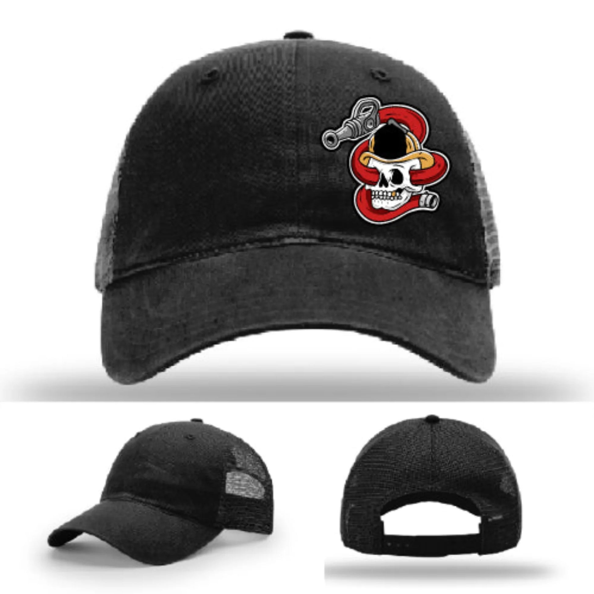 Get Hosed Firefighter Leather Patch Hat