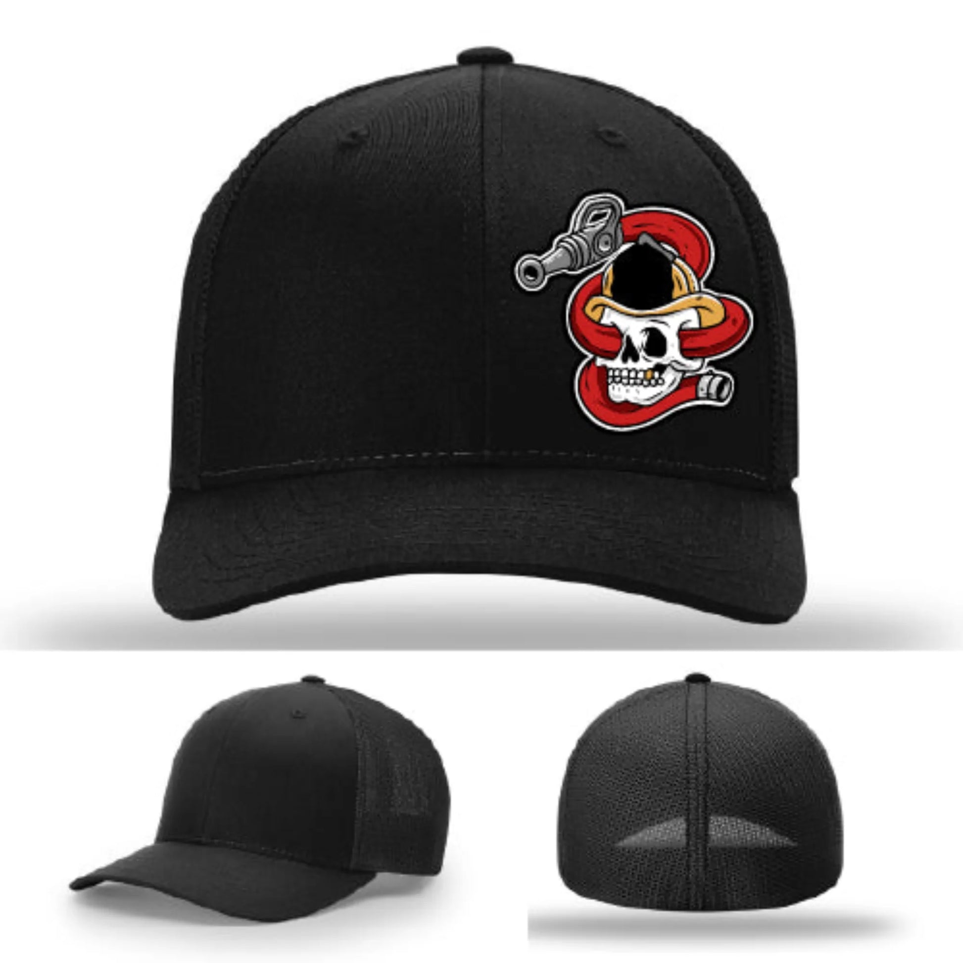 Get Hosed Firefighter Leather Patch Hat