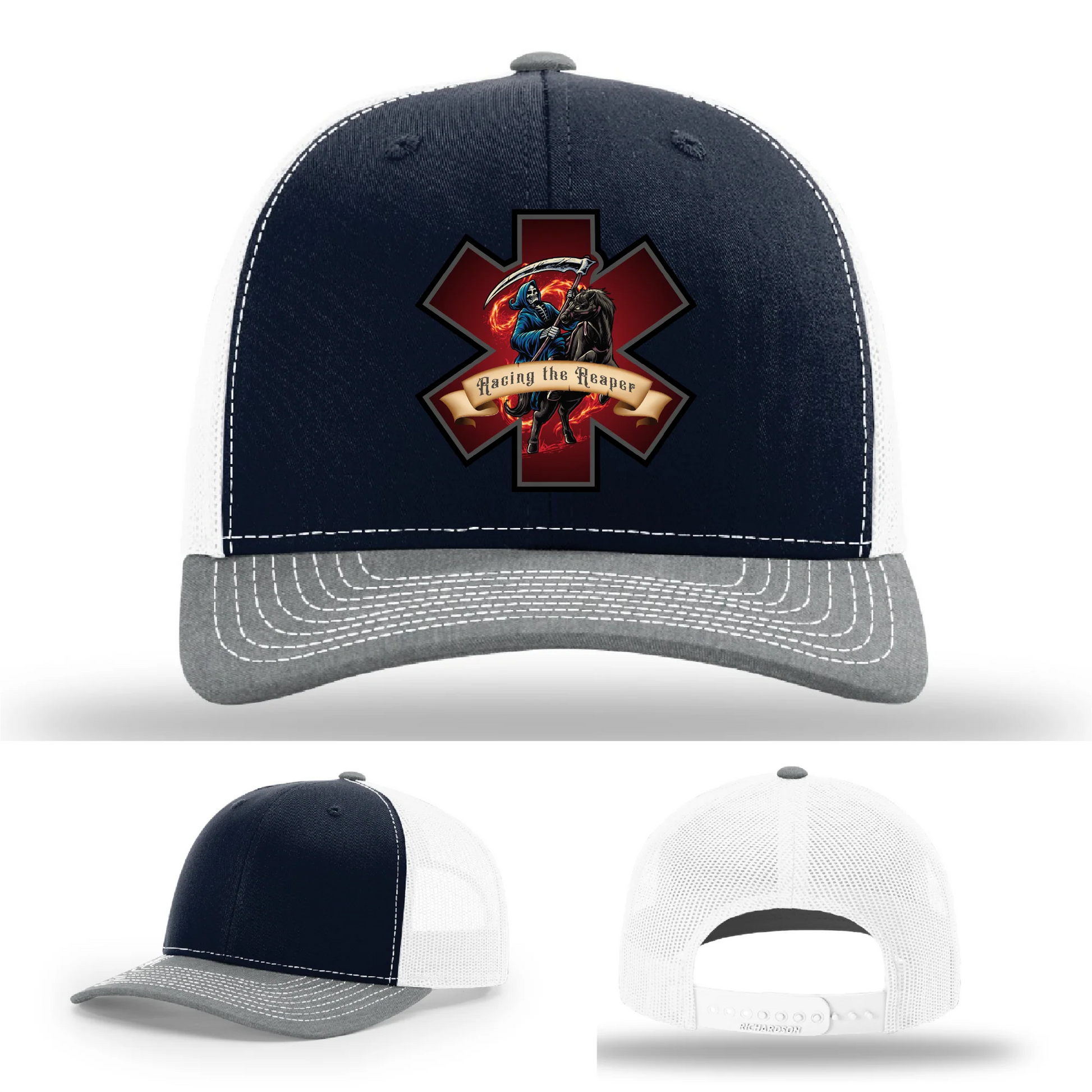 EMS Reaper Leather Patch Hat