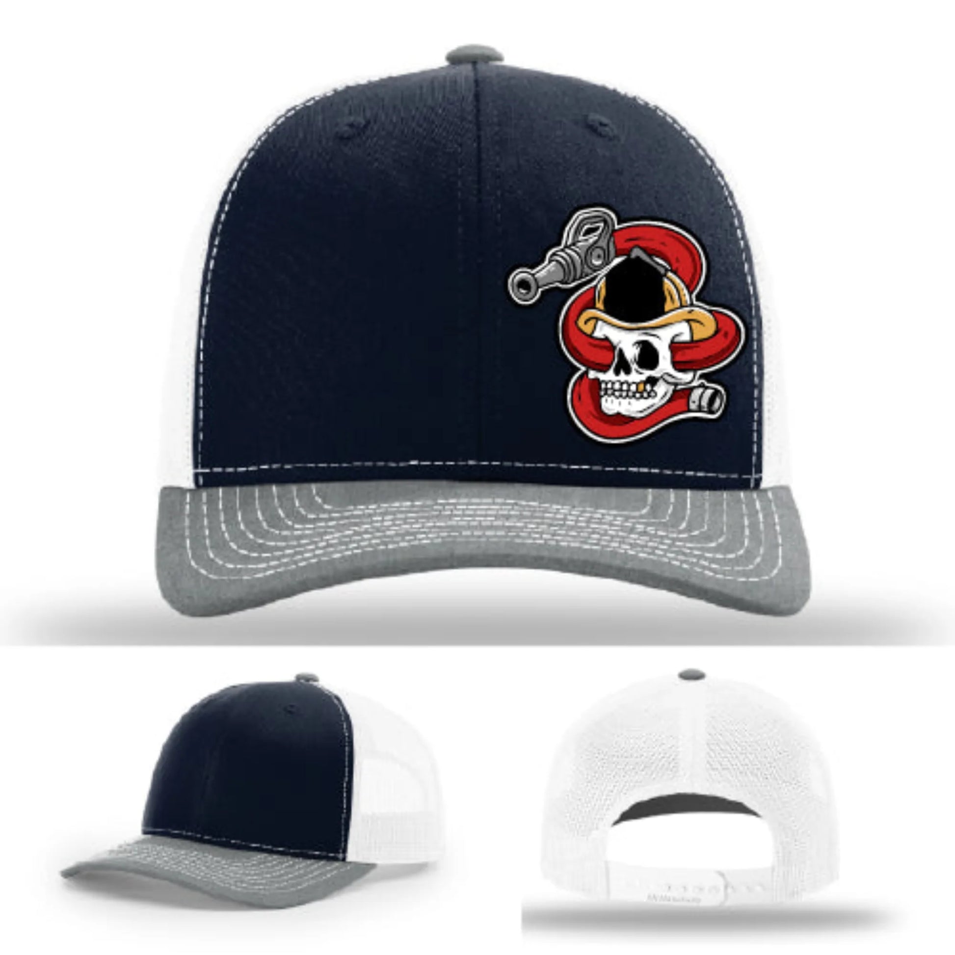 Get Hosed Firefighter Leather Patch Hat