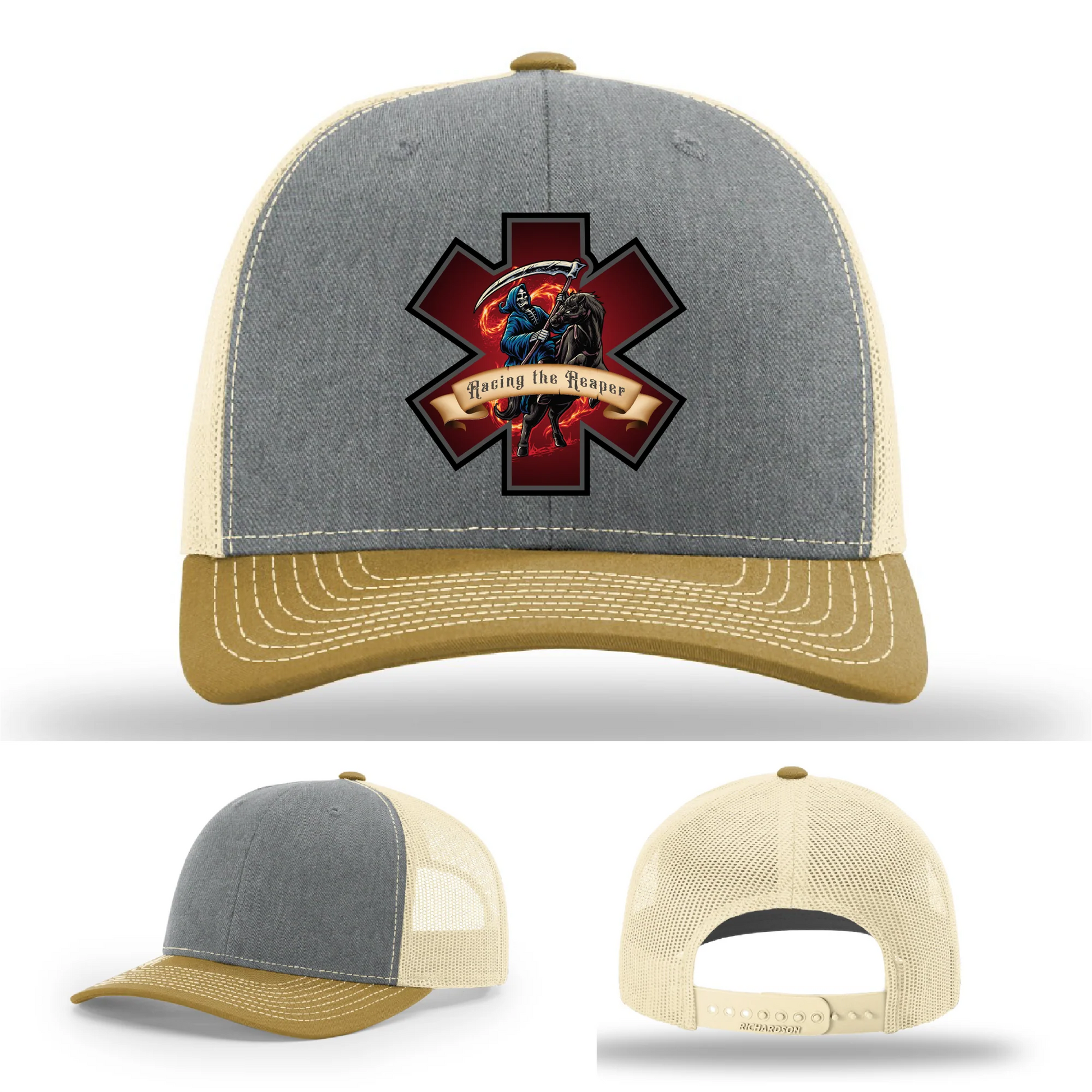 EMS Reaper Leather Patch Hat