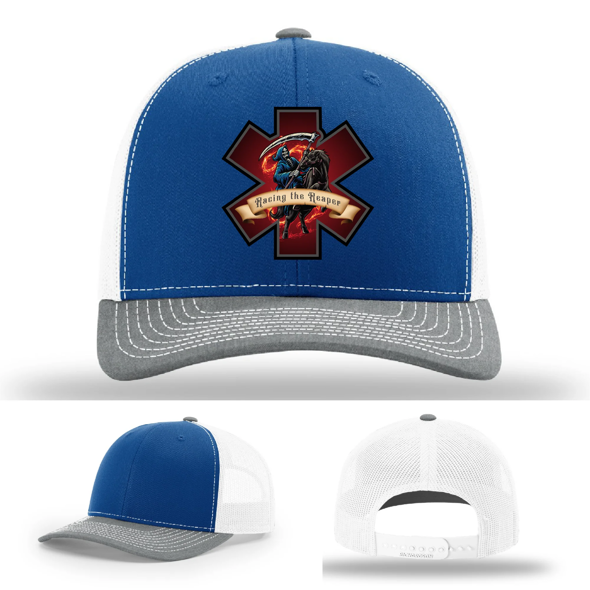 EMS Reaper Leather Patch Hat