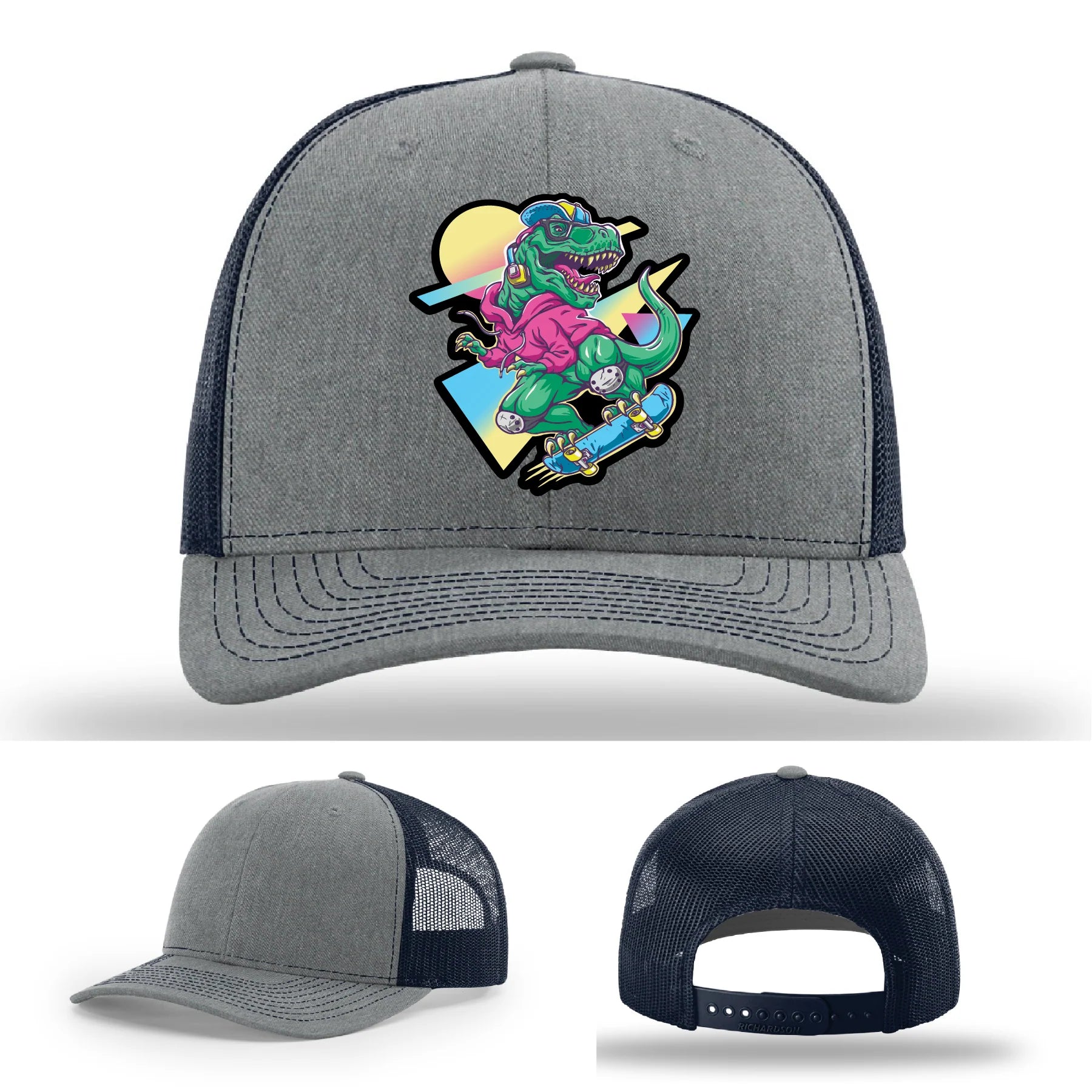 Skater Rex Leather Patch Hat