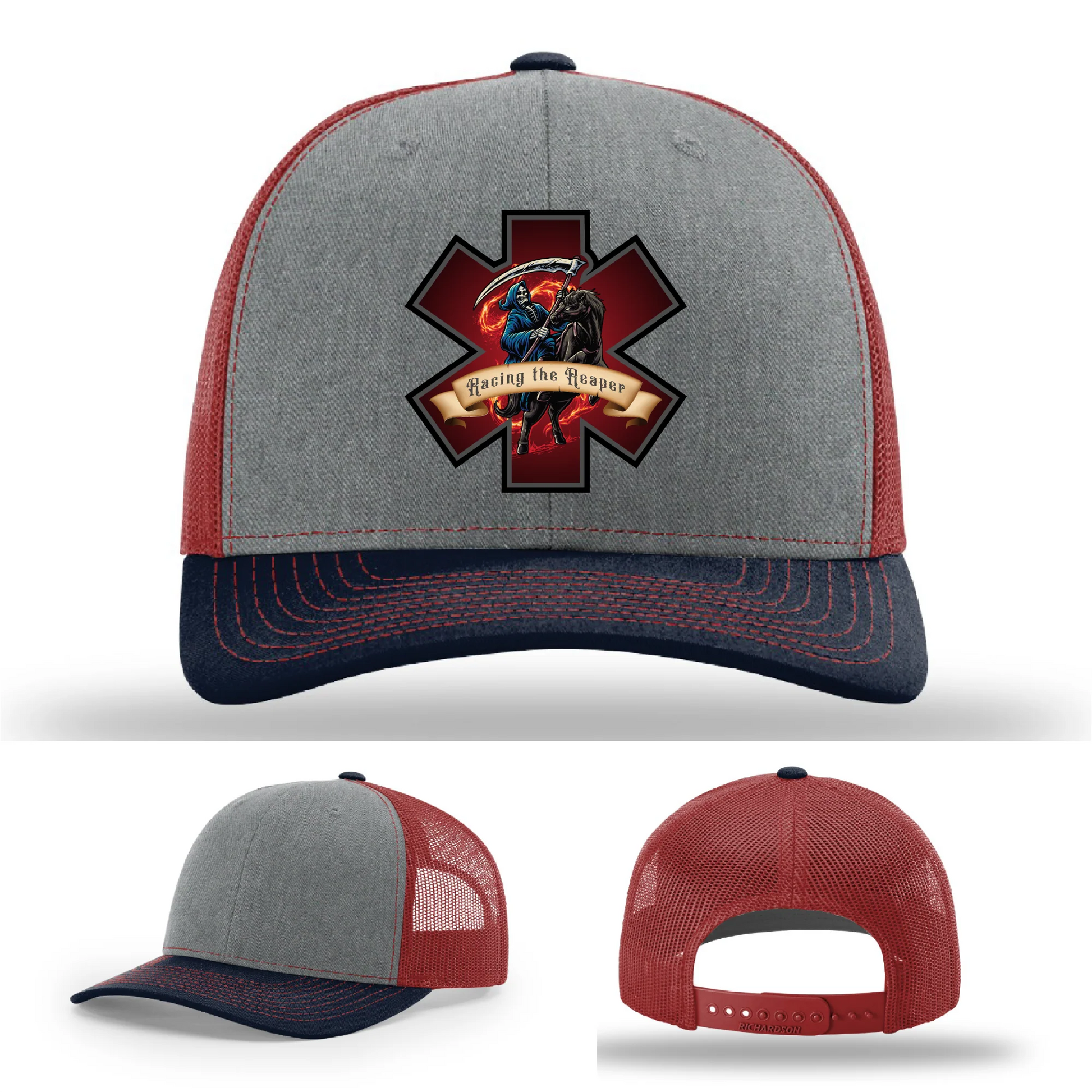 EMS Reaper Leather Patch Hat