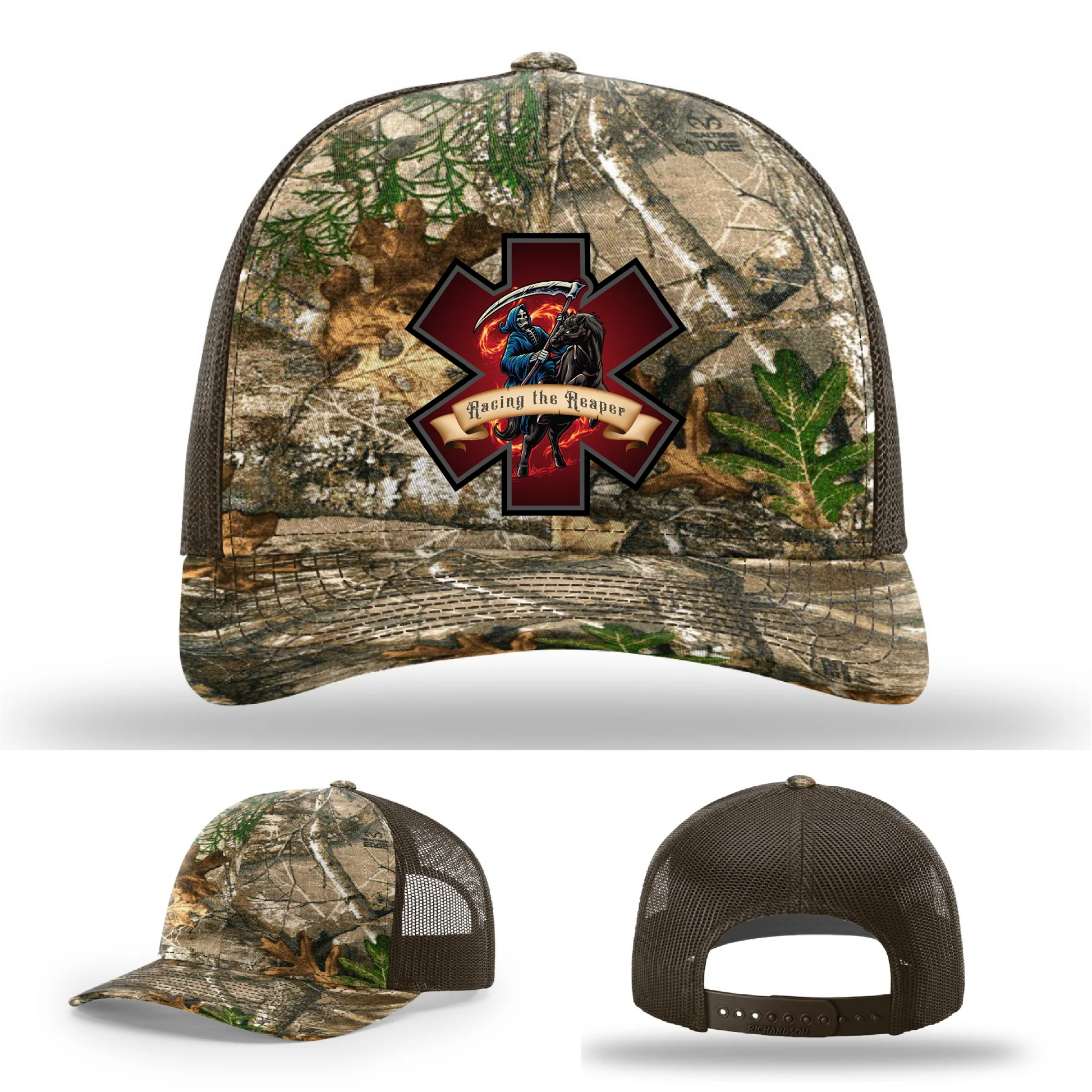 EMS Reaper Leather Patch Hat