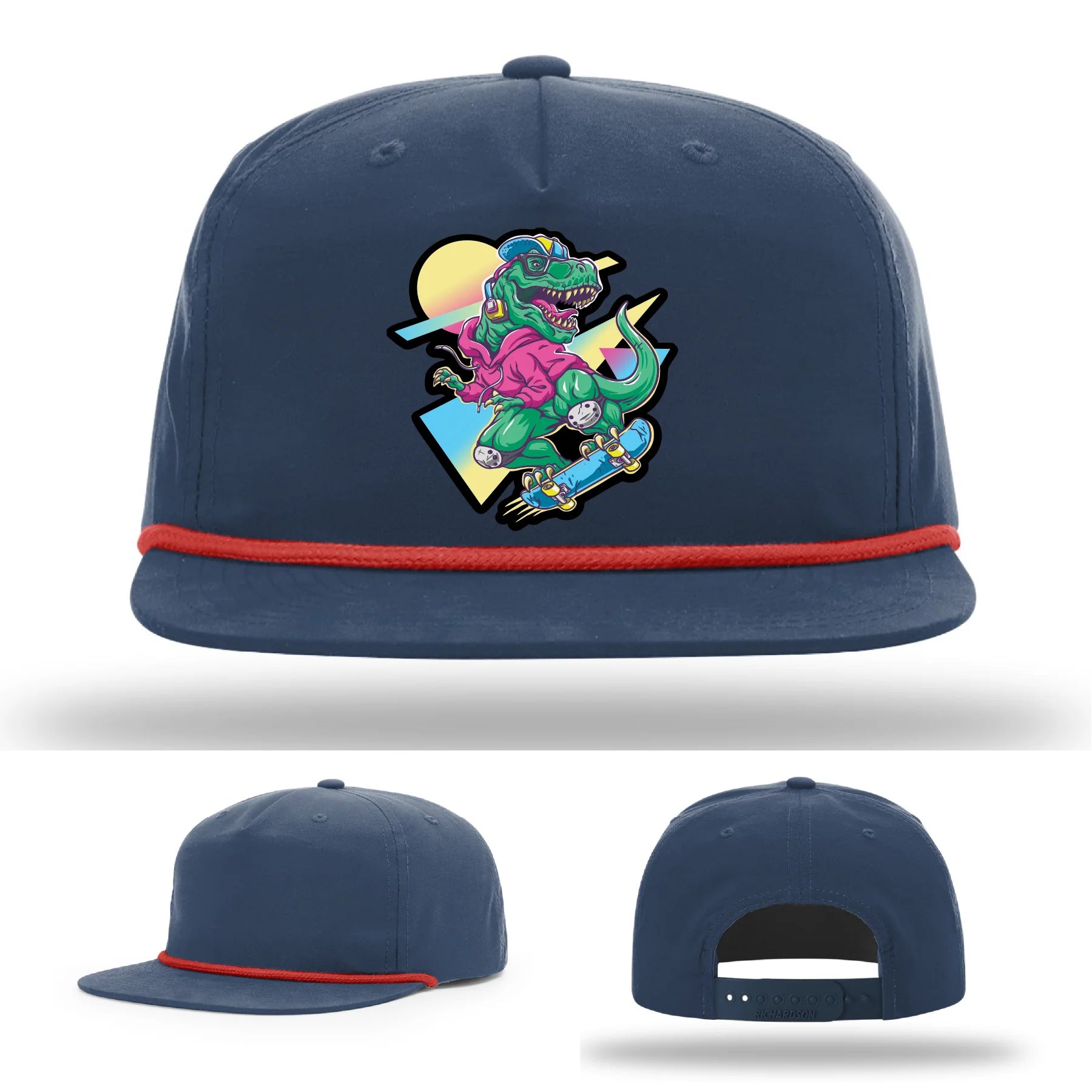 Skater Rex Leather Patch Hat
