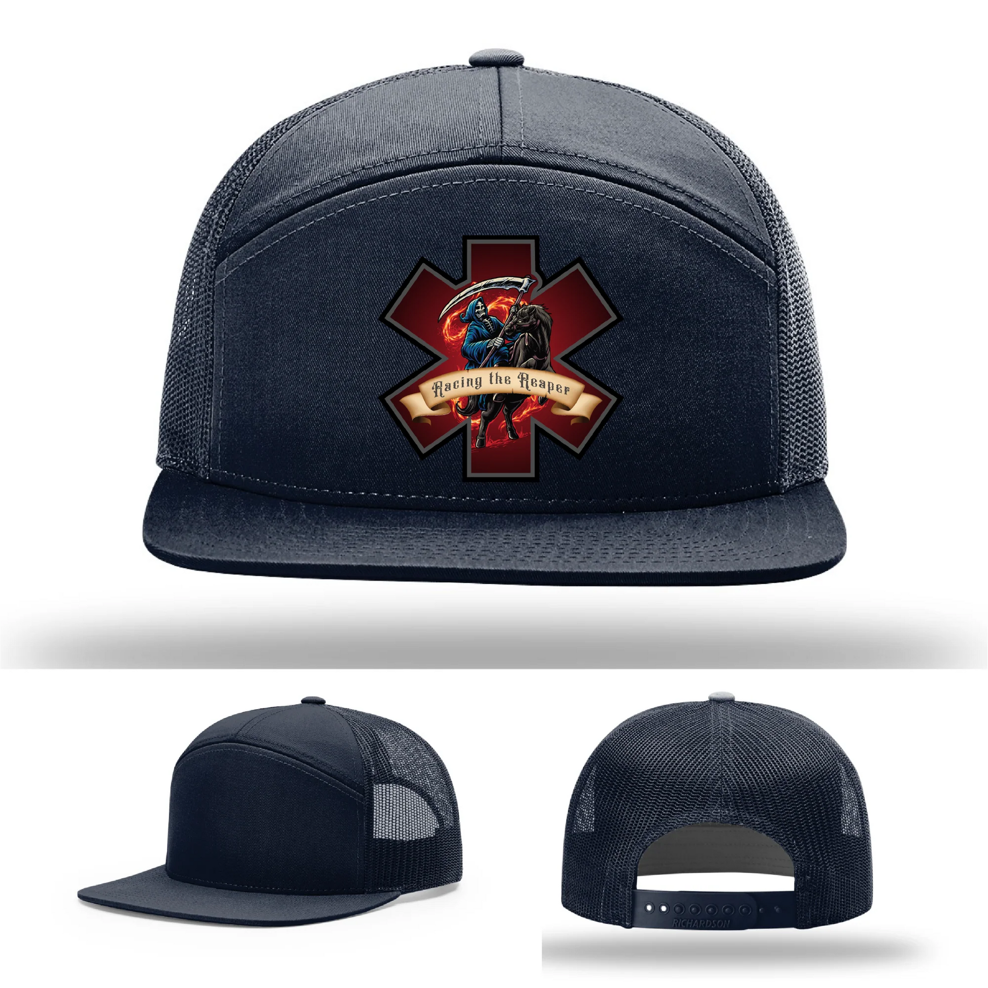 EMS Reaper Leather Patch Hat