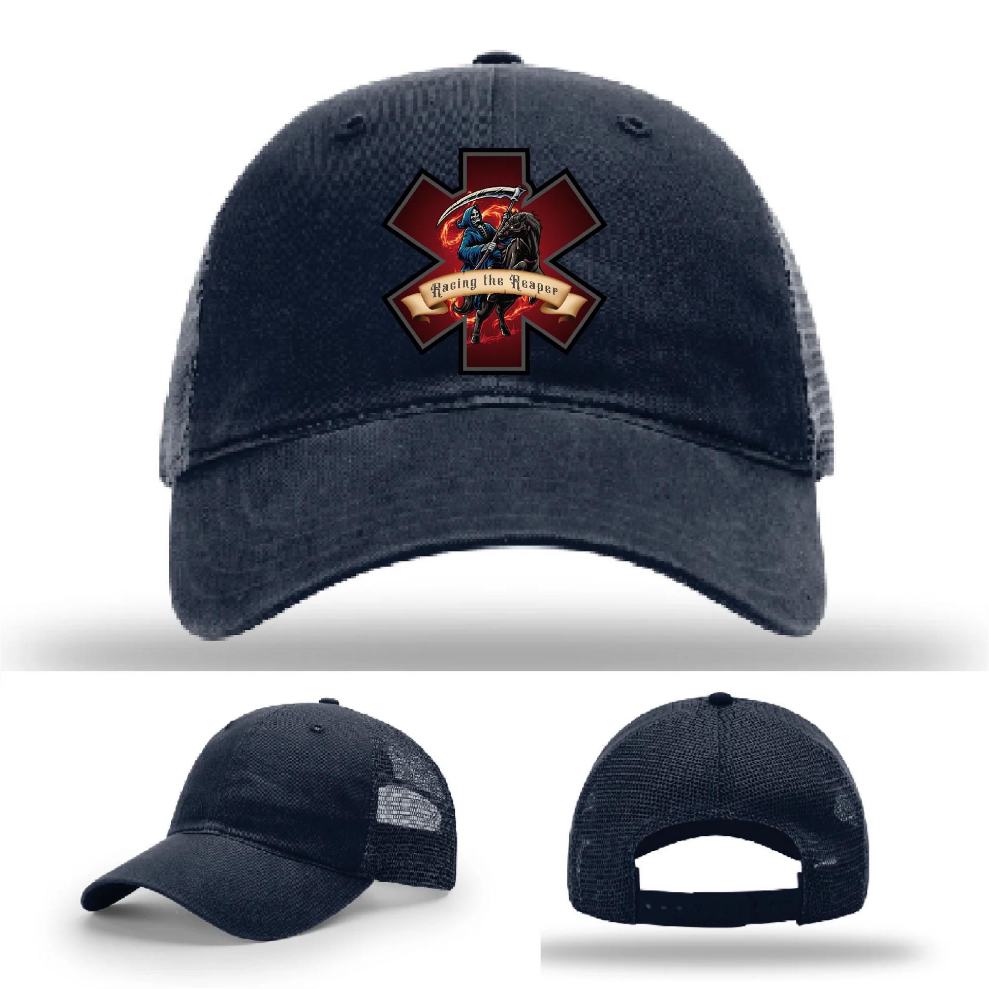 EMS Reaper Leather Patch Hat