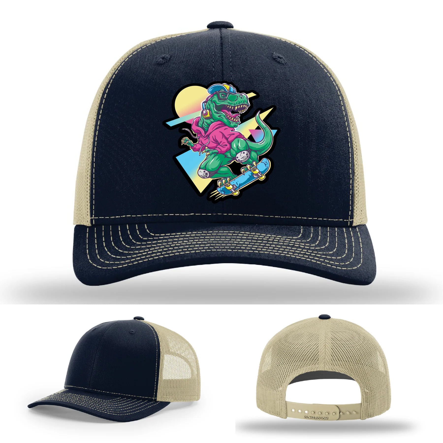 Skater Rex Leather Patch Hat