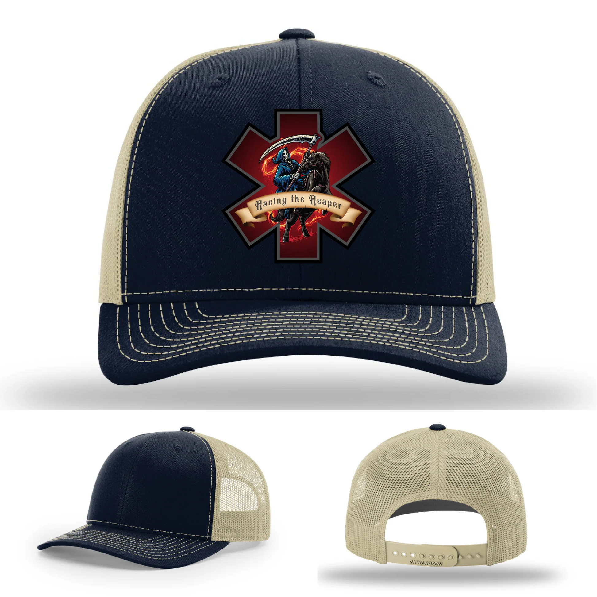 EMS Reaper Leather Patch Hat
