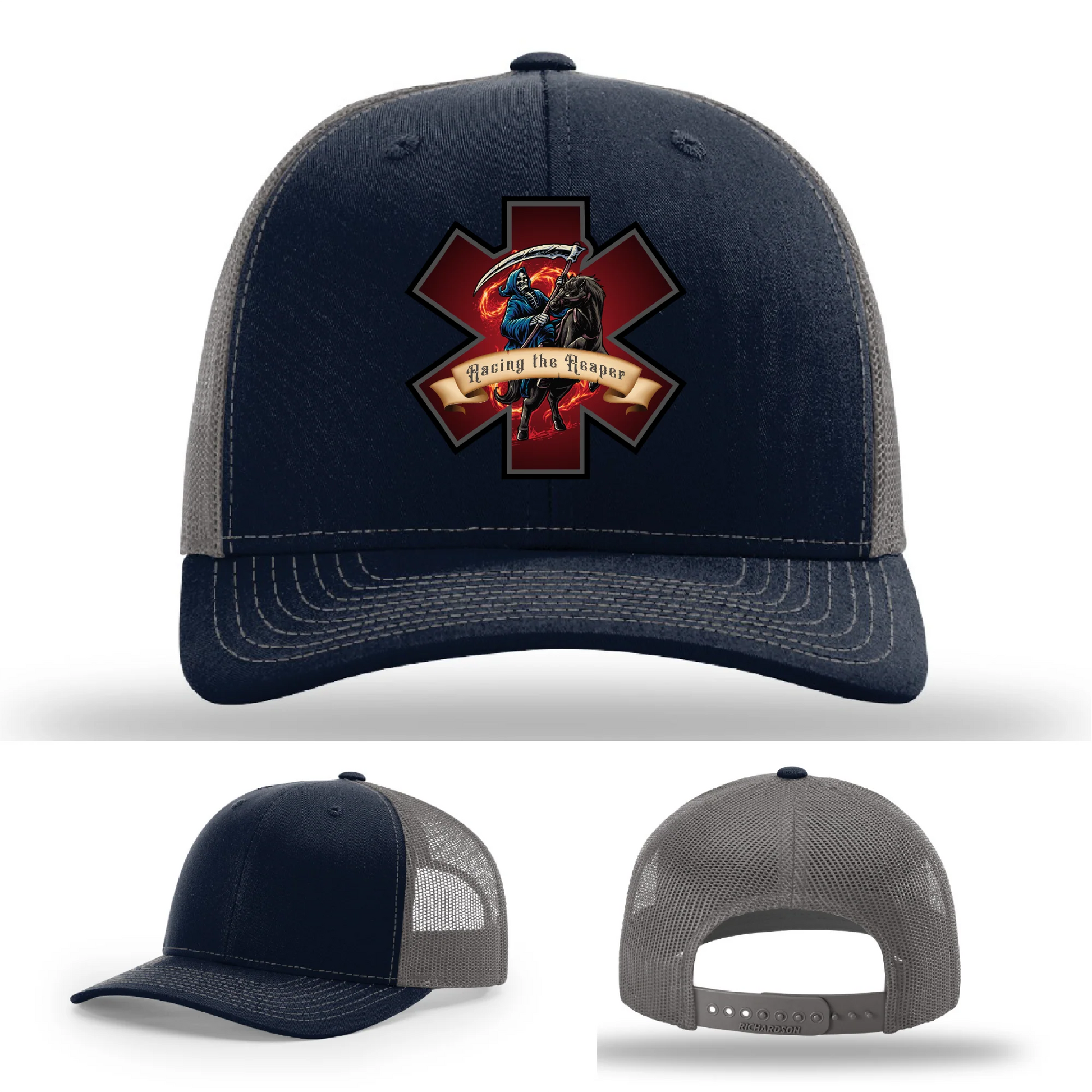 EMS Reaper Leather Patch Hat