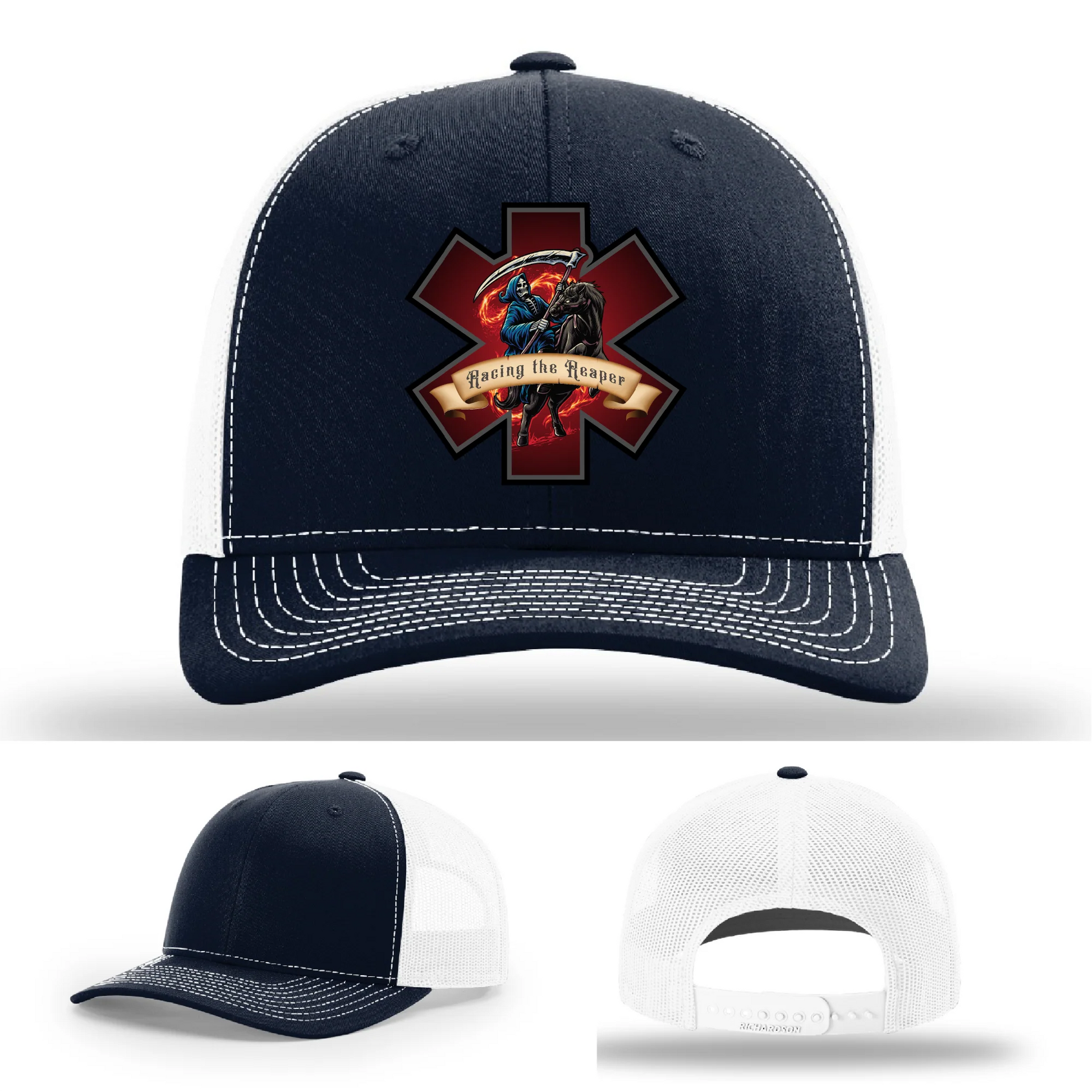 EMS Reaper Leather Patch Hat