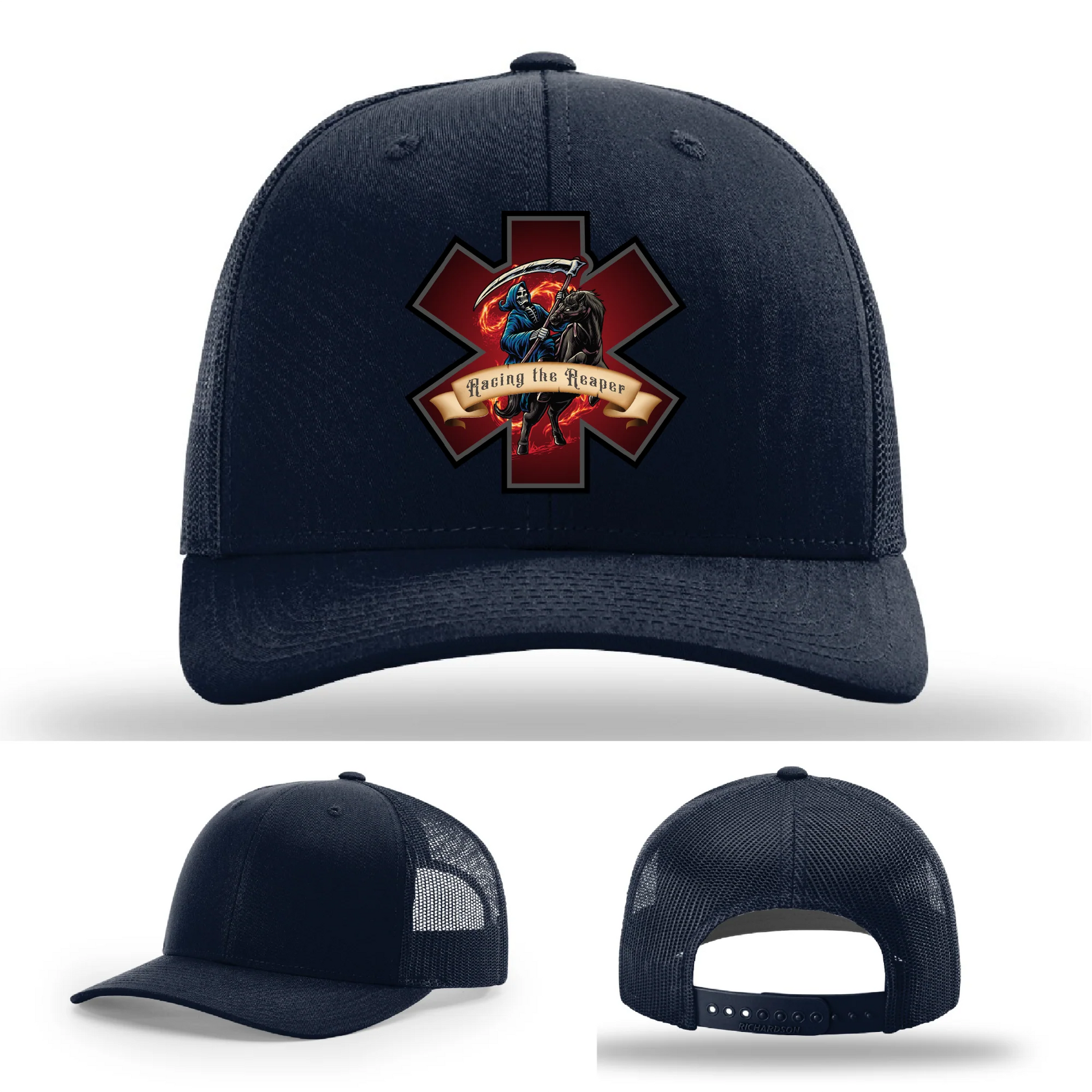 EMS Reaper Leather Patch Hat