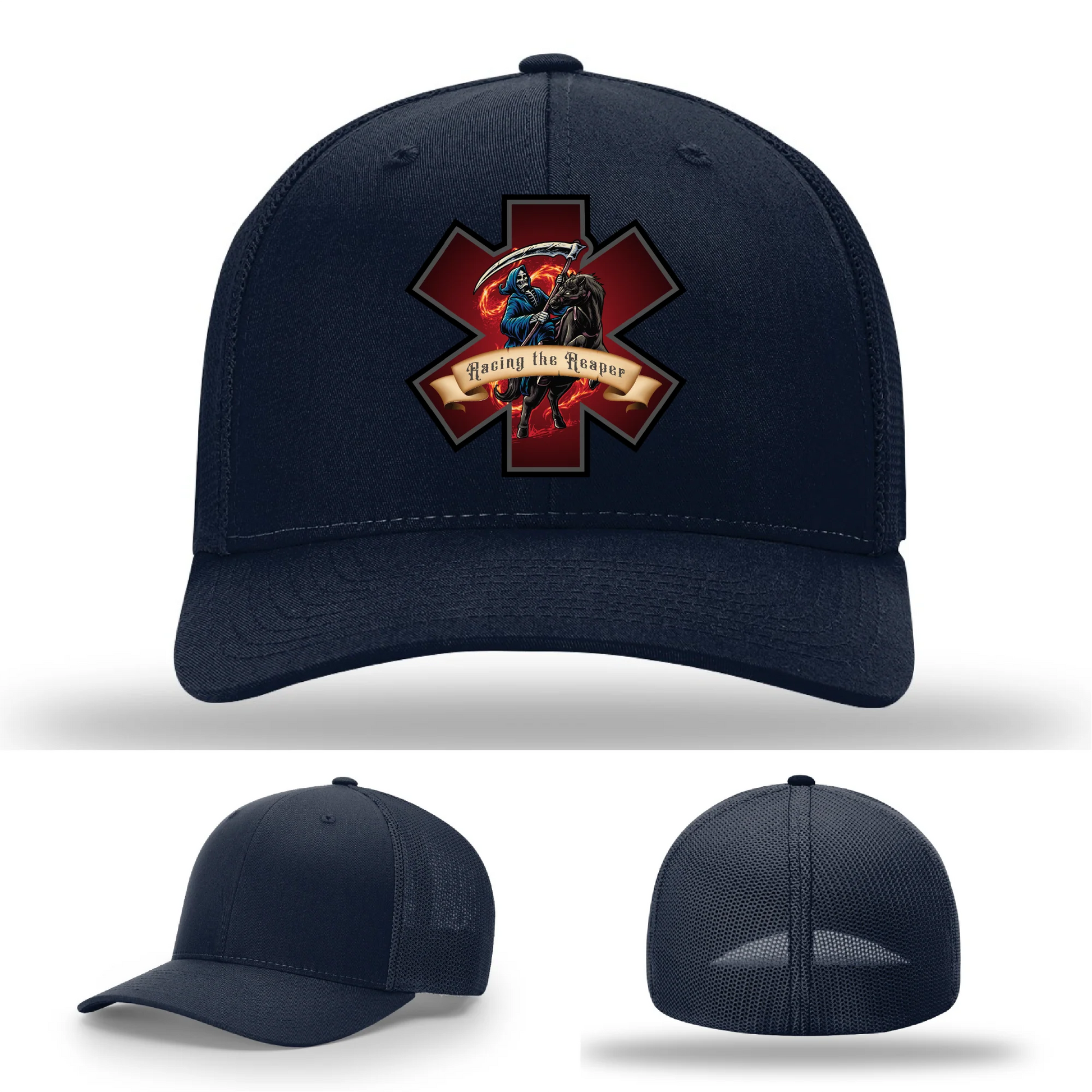 EMS Reaper Leather Patch Hat