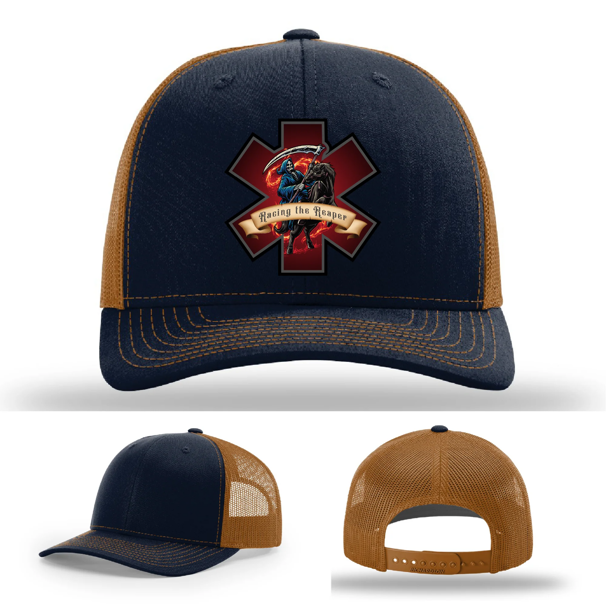 EMS Reaper Leather Patch Hat