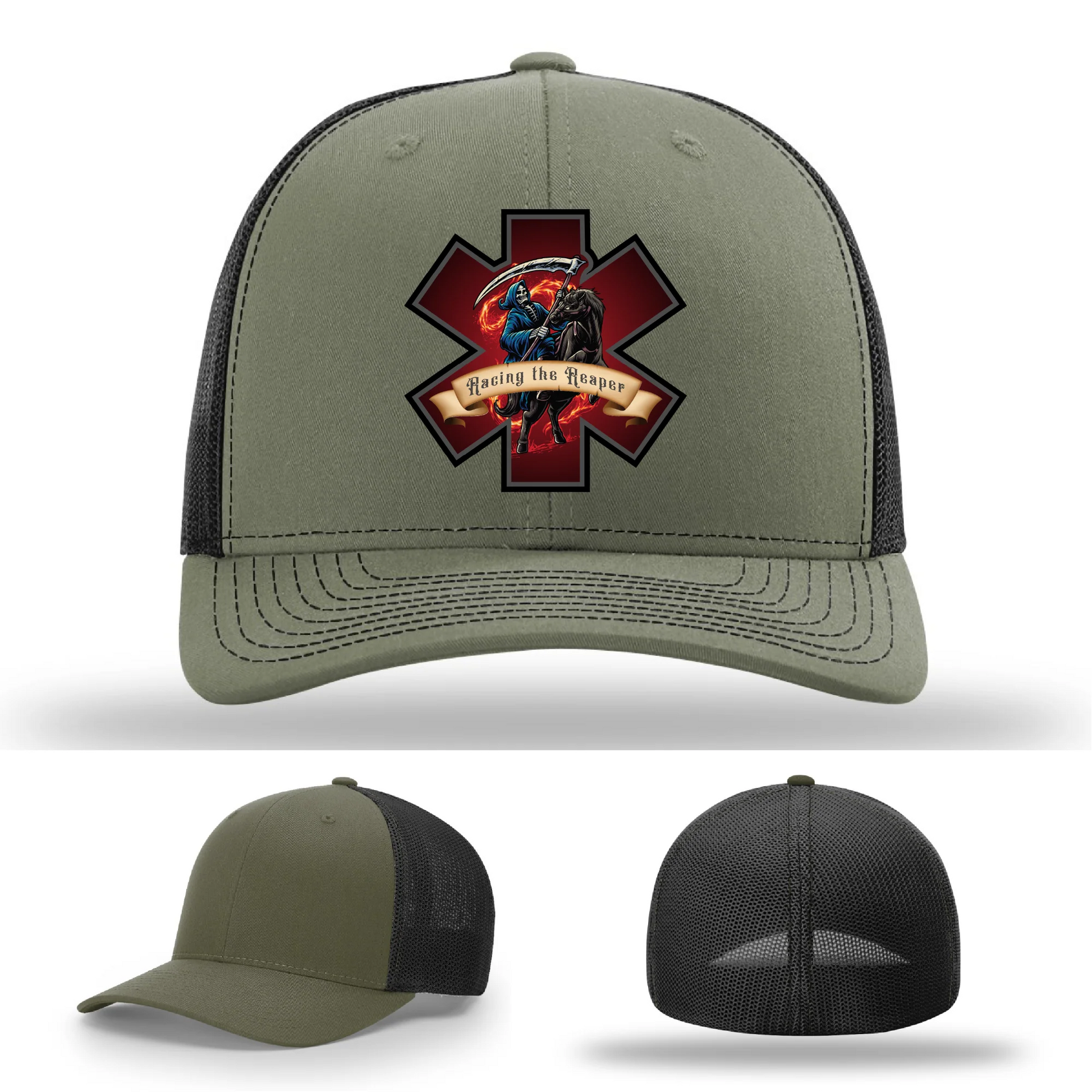 EMS Reaper Leather Patch Hat