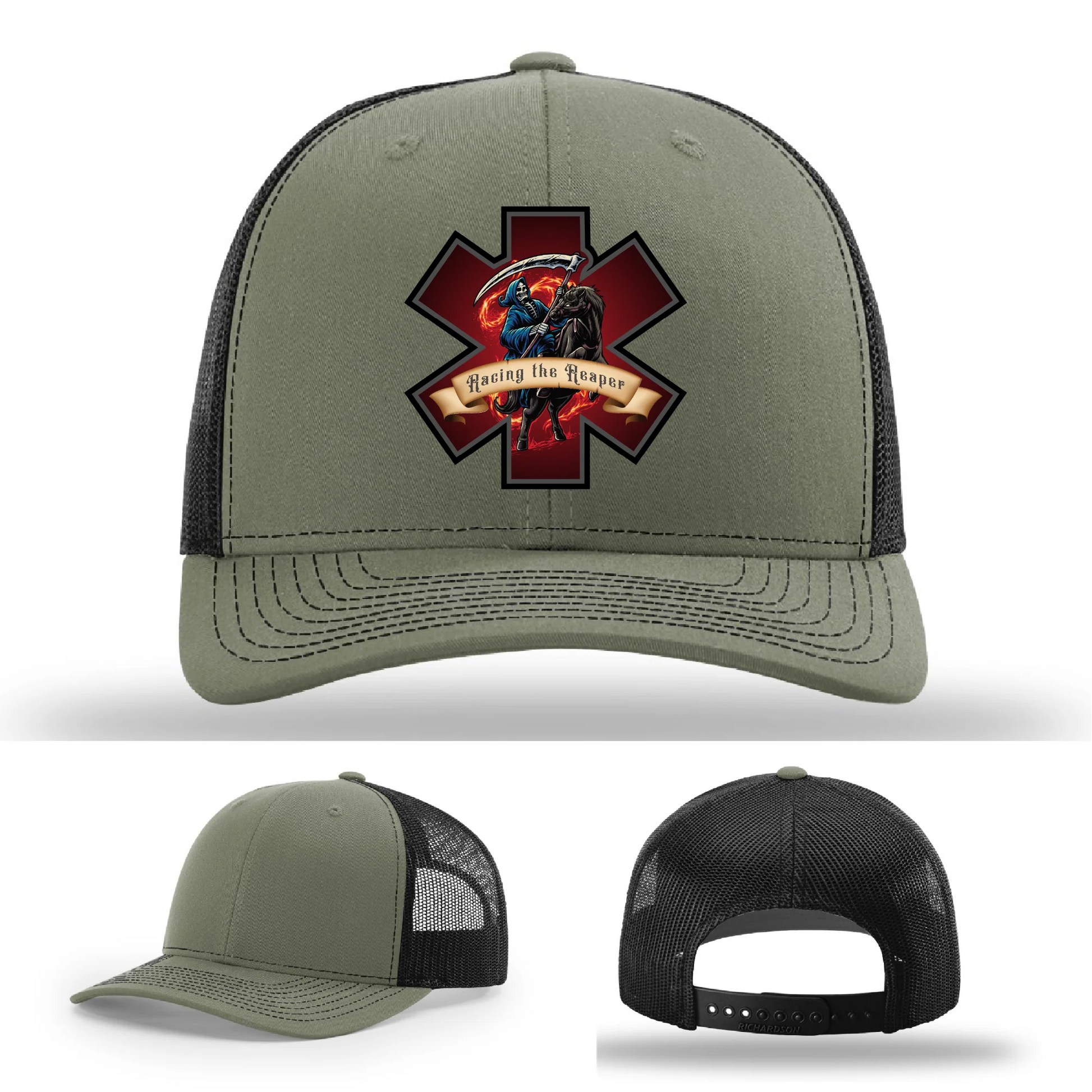 EMS Reaper Leather Patch Hat