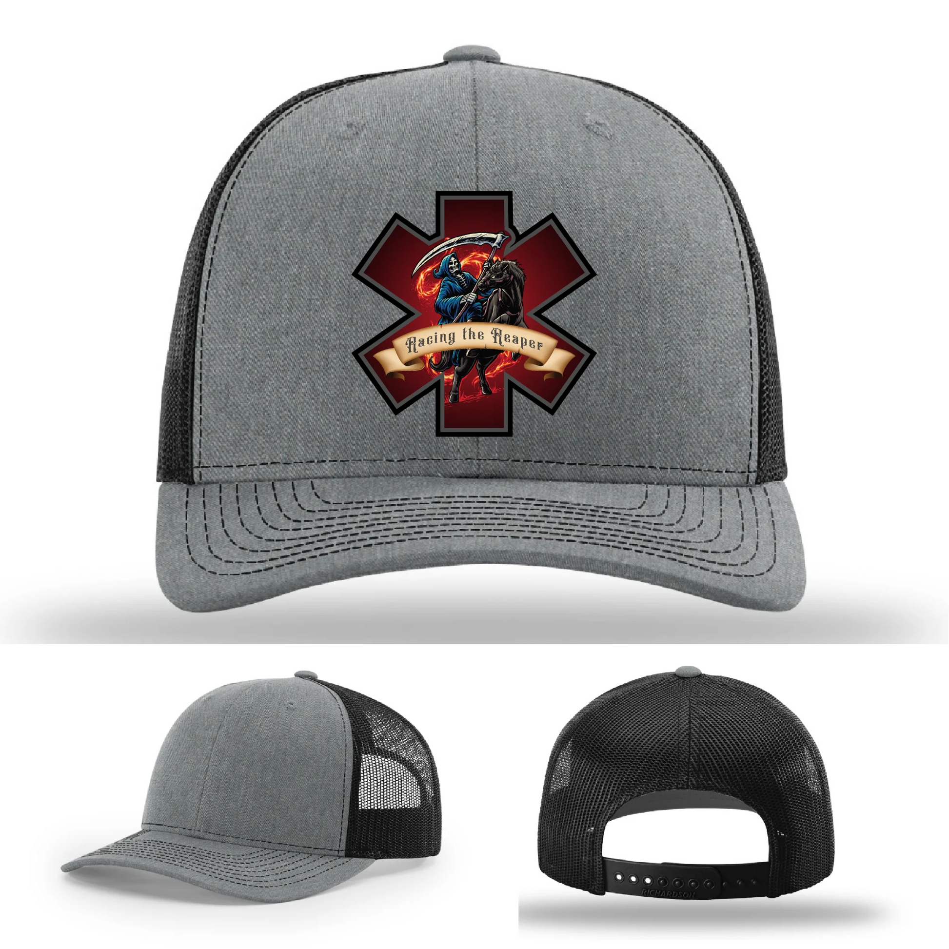 EMS Reaper Leather Patch Hat