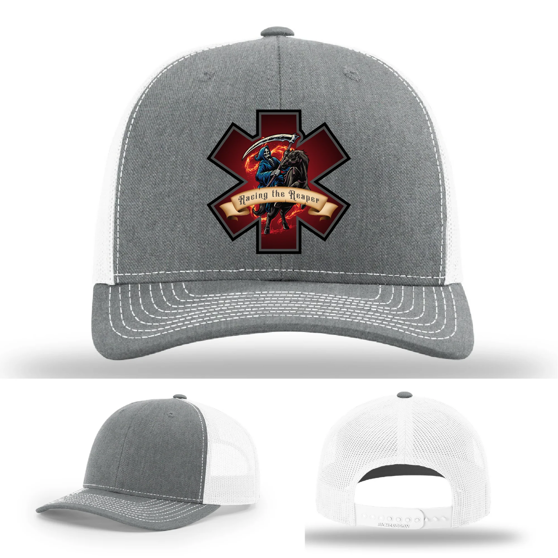 EMS Reaper Leather Patch Hat