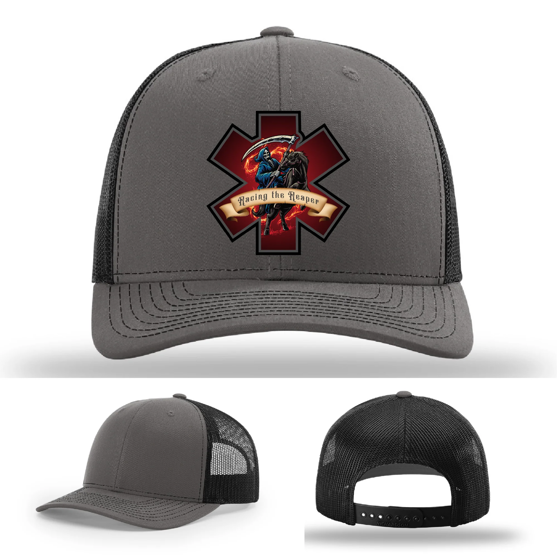 EMS Reaper Leather Patch Hat