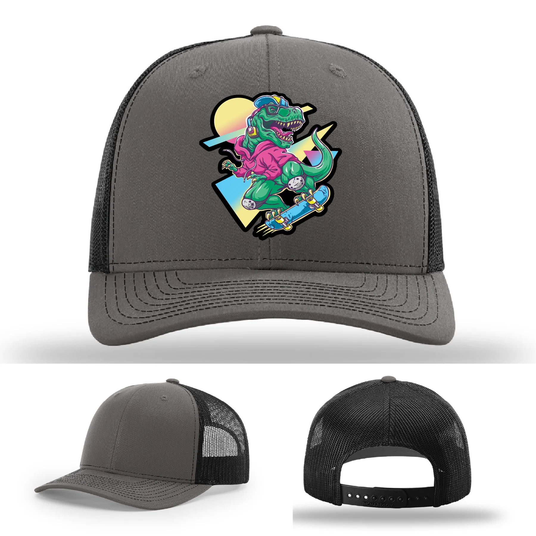 Skater Rex Leather Patch Hat