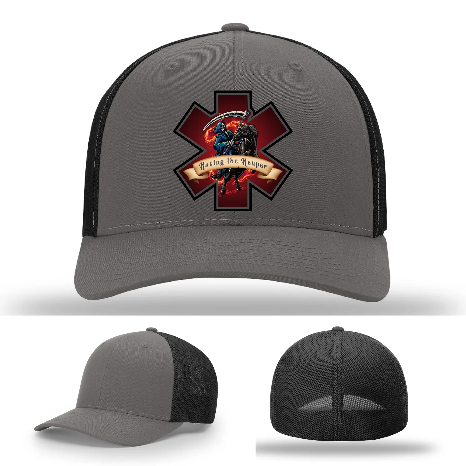 EMS Reaper Leather Patch Hat