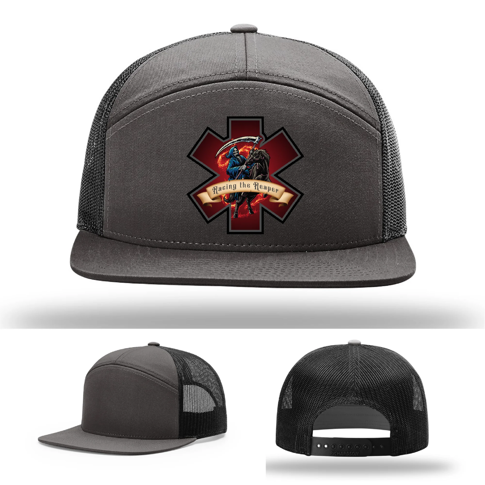 EMS Reaper Leather Patch Hat