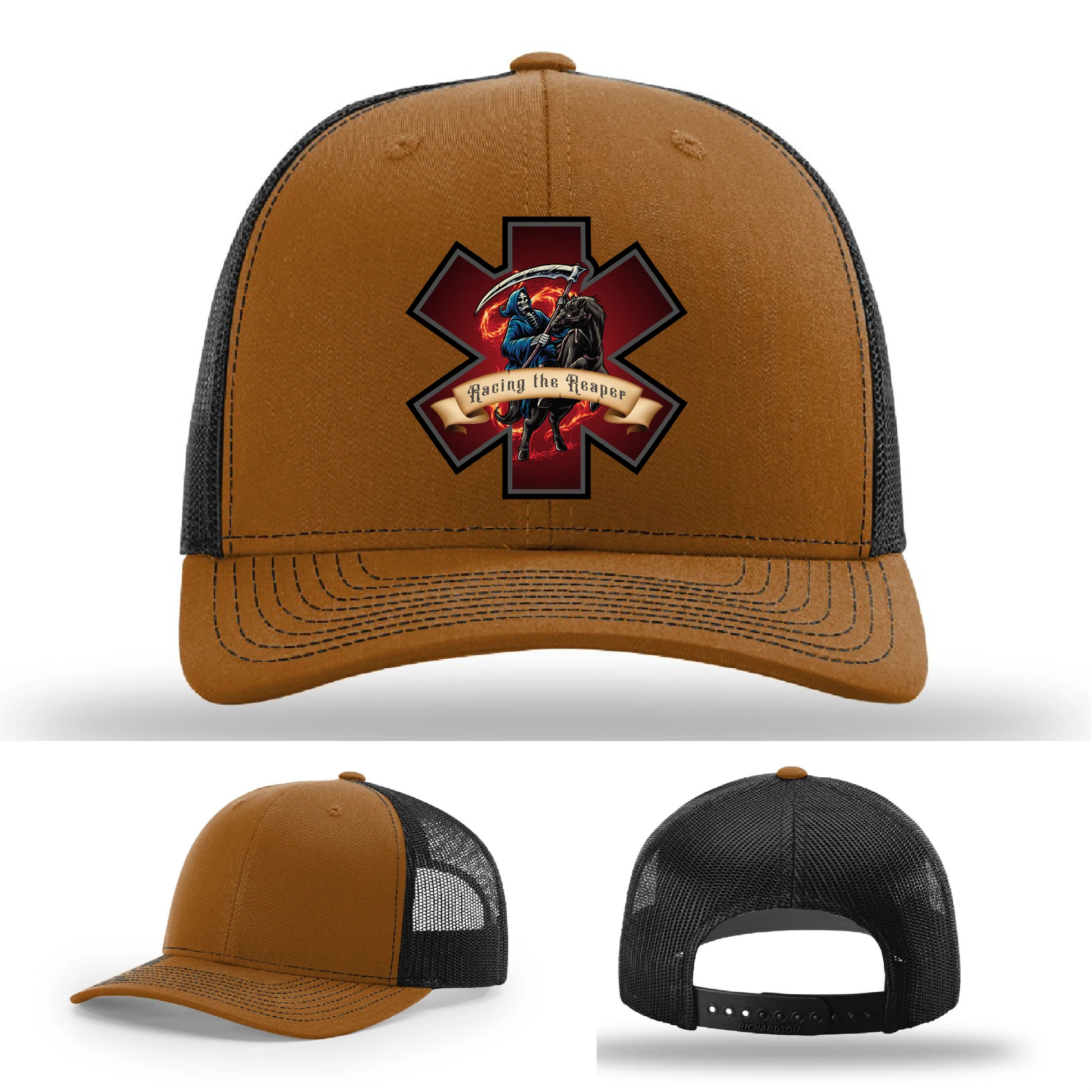 EMS Reaper Leather Patch Hat