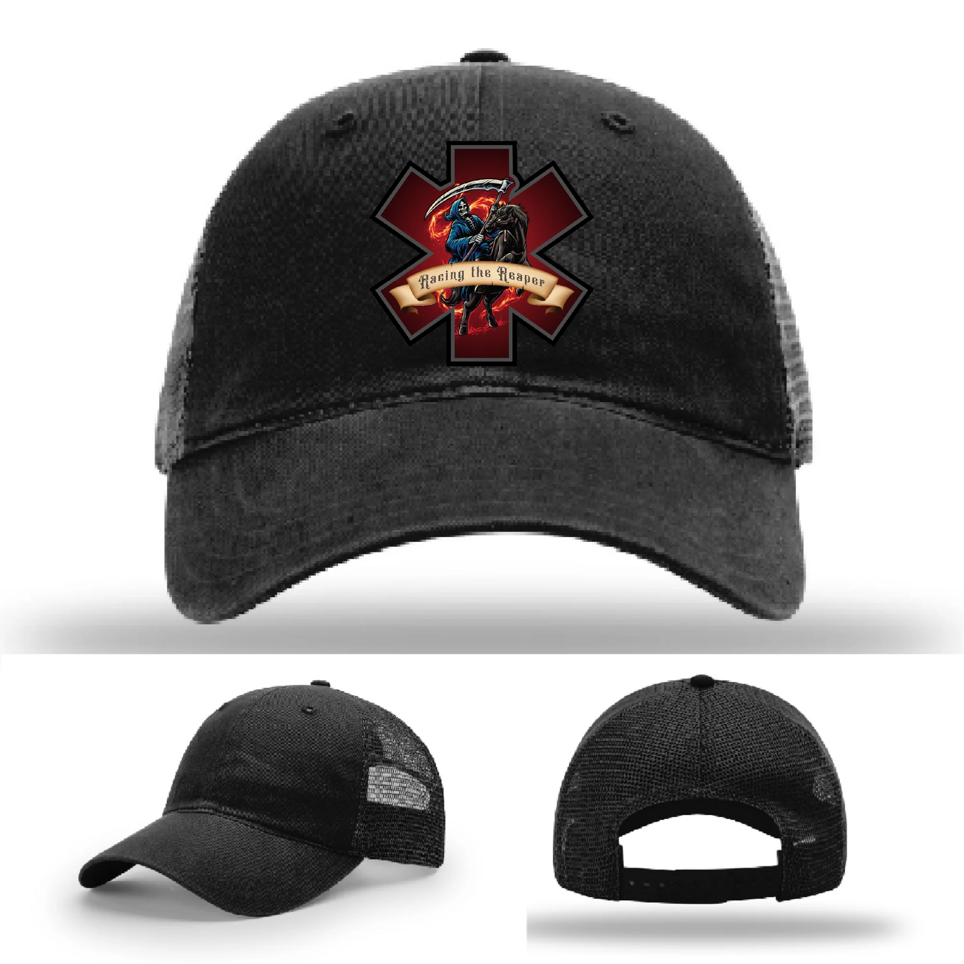 EMS Reaper Leather Patch Hat