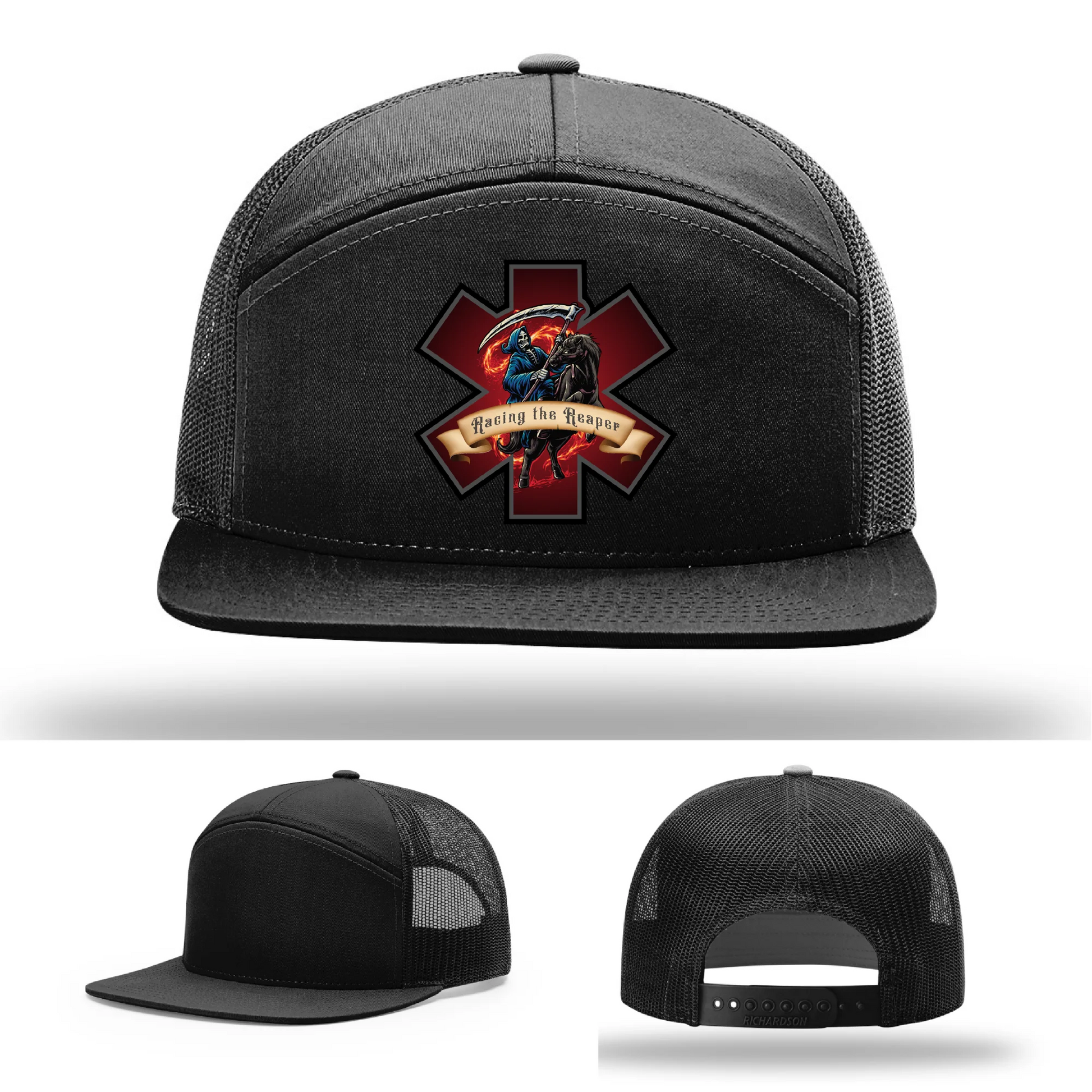 EMS Reaper Leather Patch Hat