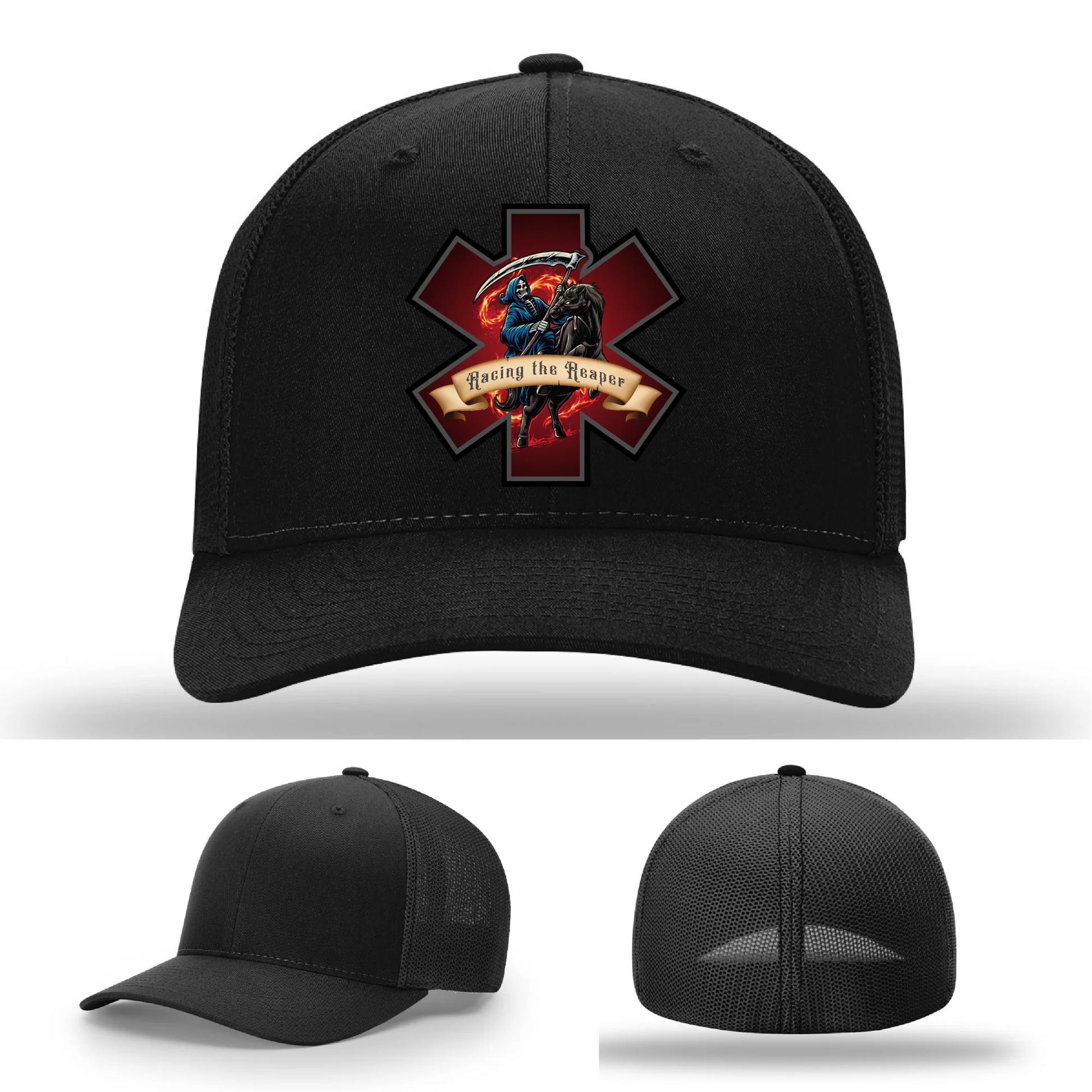 EMS Reaper Leather Patch Hat