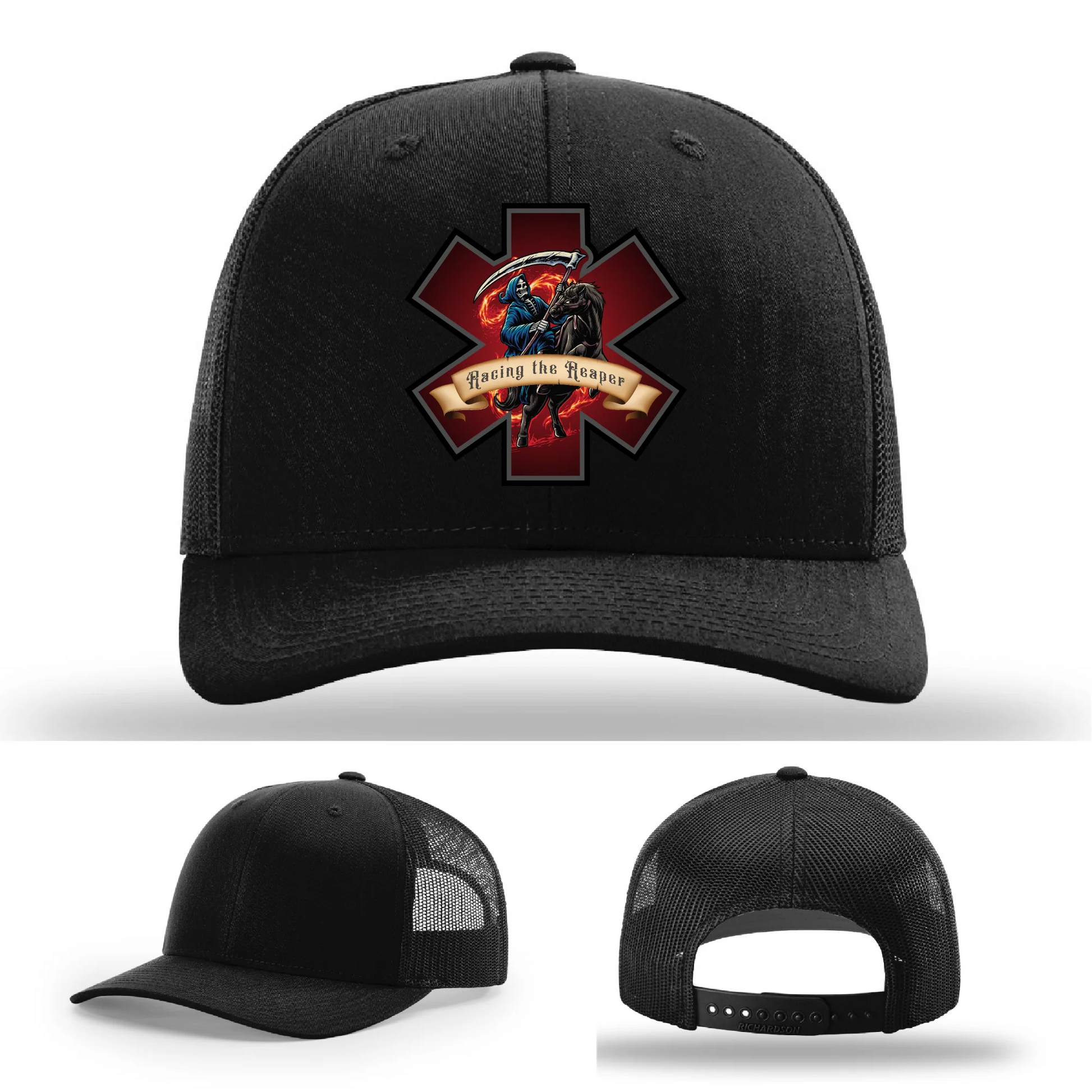 EMS Reaper Leather Patch Hat