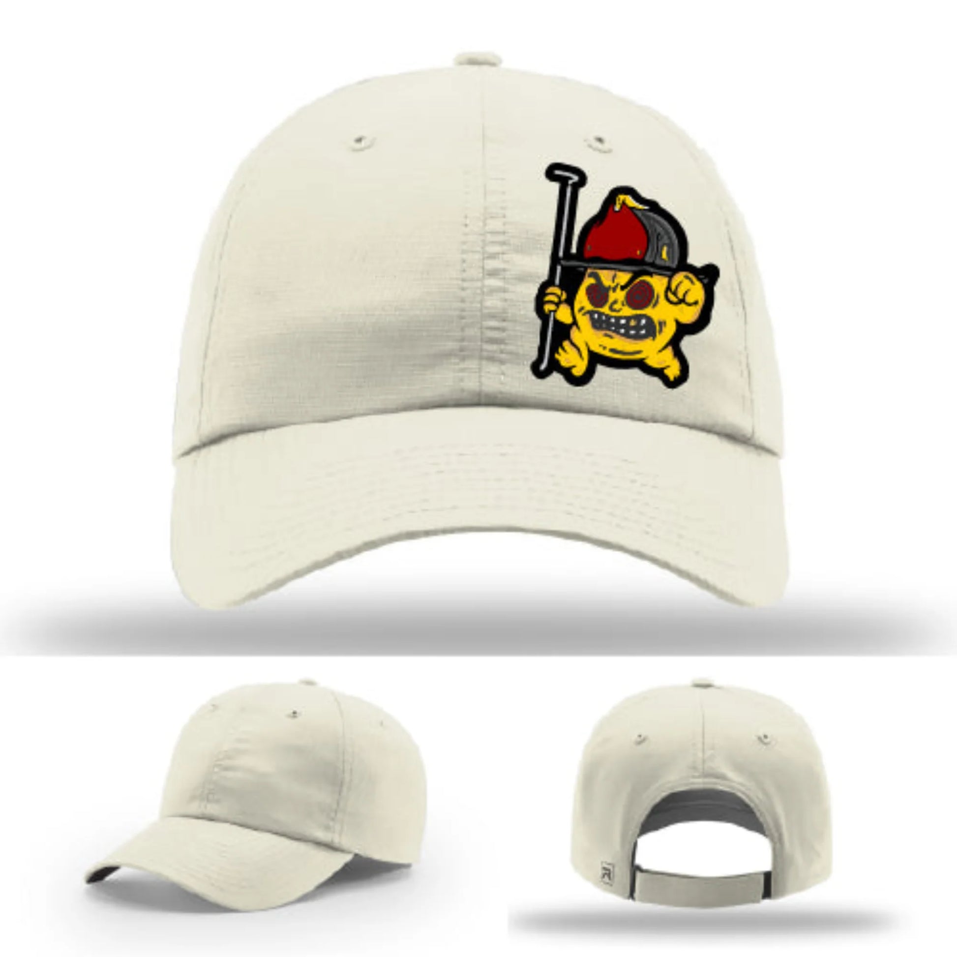 Backdraft Bastard Firefighter Leather Patch Hat