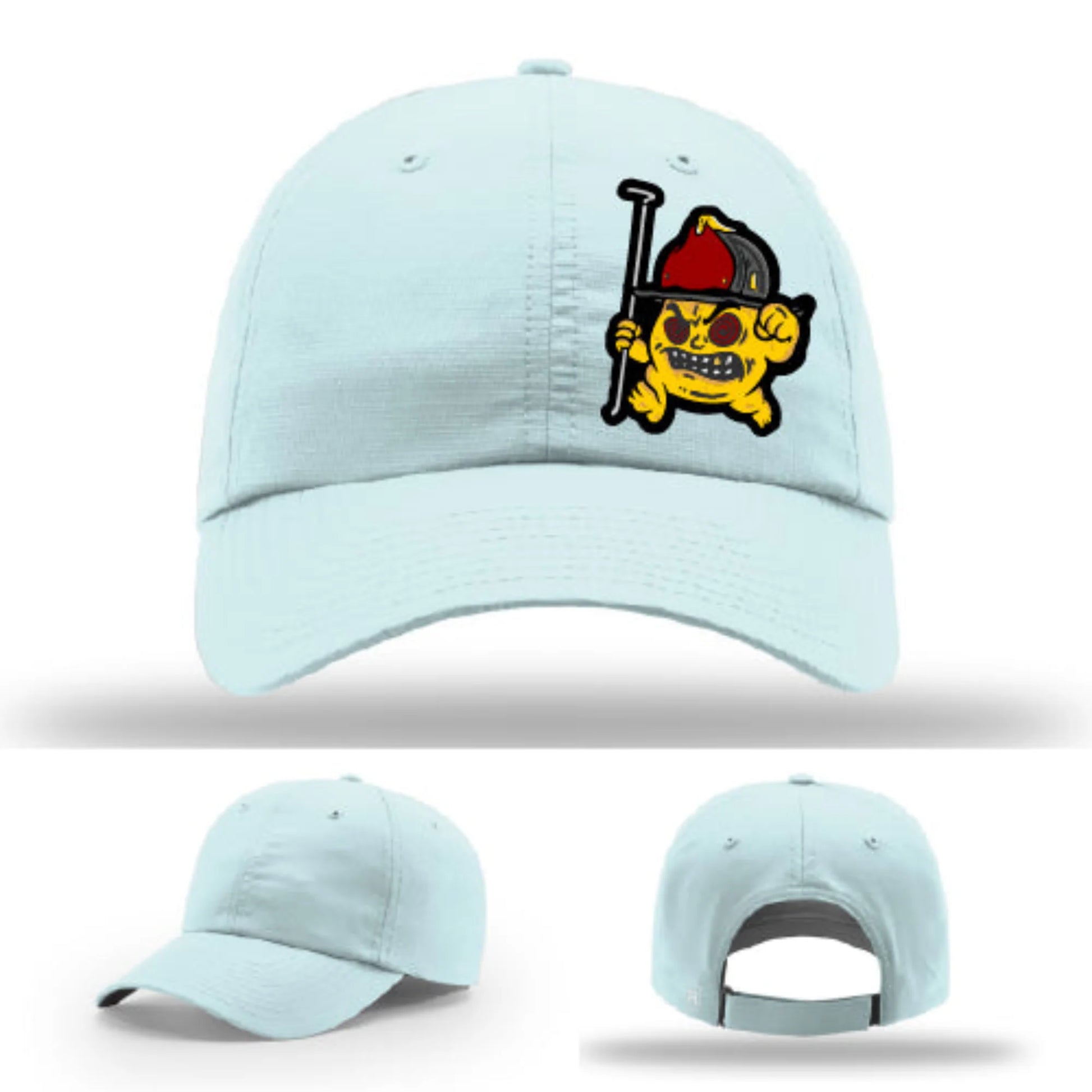 Backdraft Bastard Firefighter Leather Patch Hat