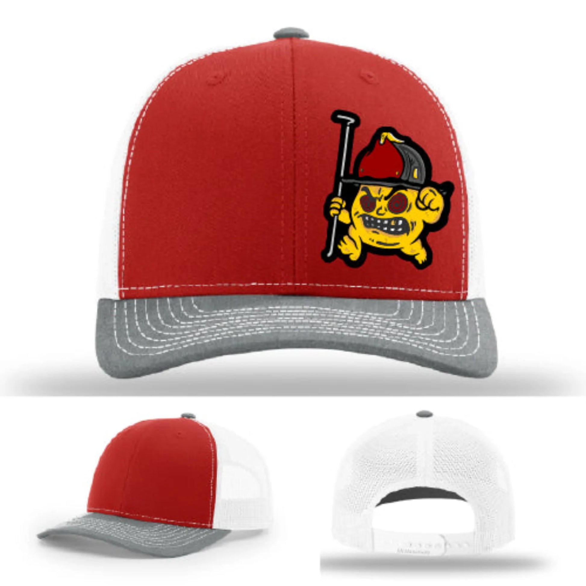 Backdraft Bastard Firefighter Leather Patch Hat