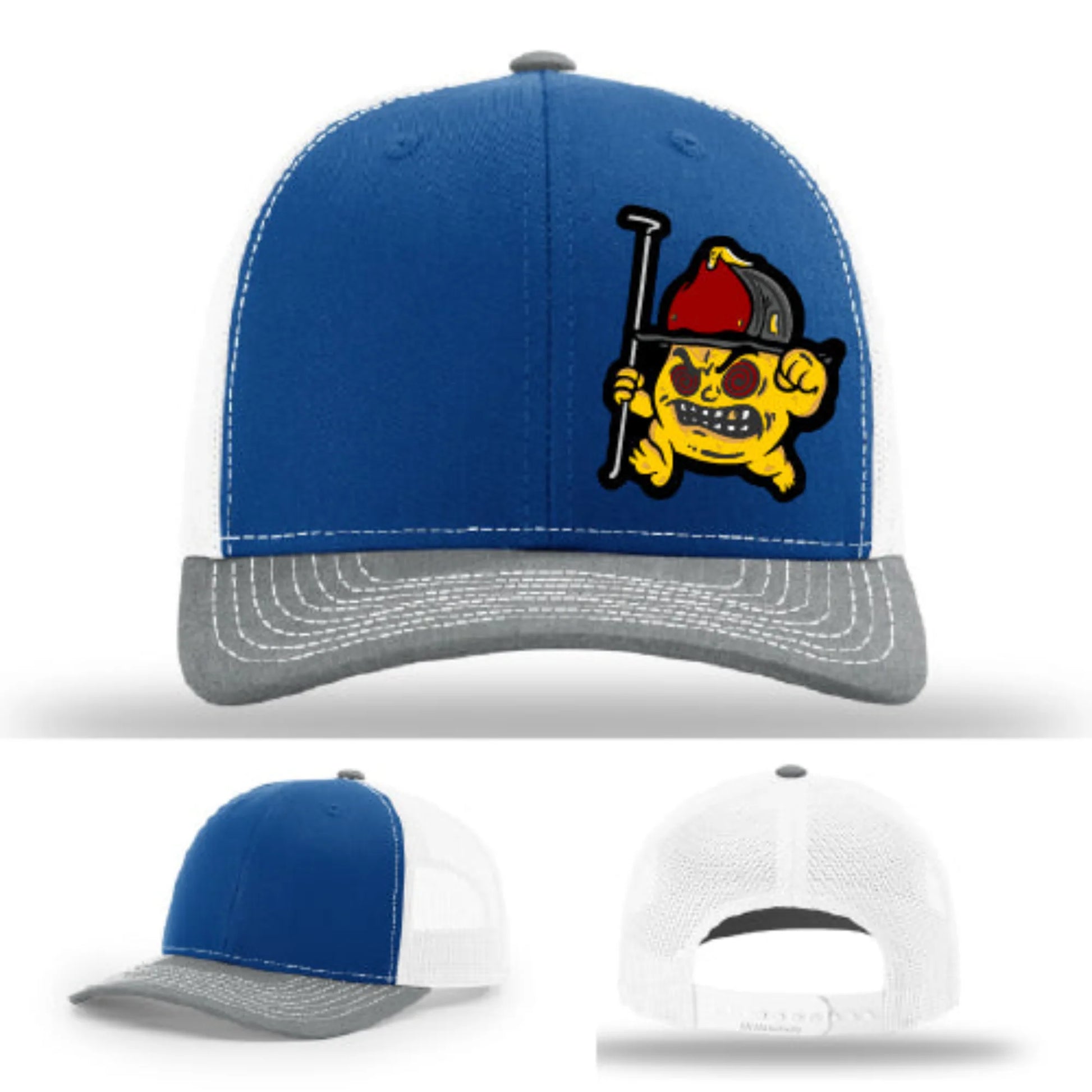 Backdraft Bastard Firefighter Leather Patch Hat
