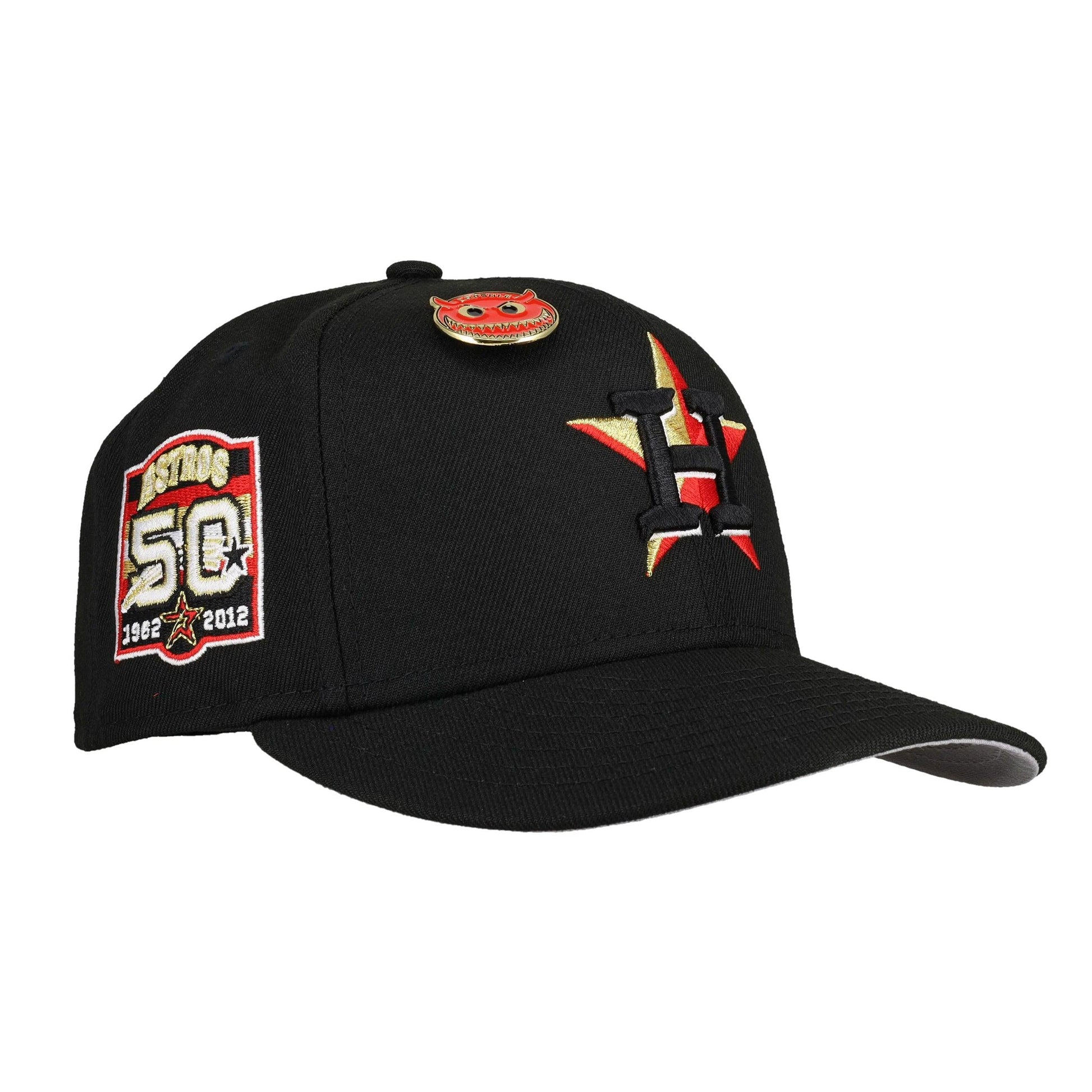 Houston Astros 50th Anniversary Metallic "Red Devil" 59Fifty Fitted Hat