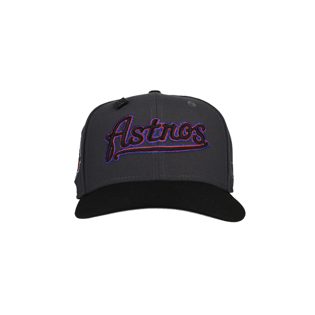Houston Astros 45th Anniversary Metallic Graphite/Black 59Fifty Fitted Hat