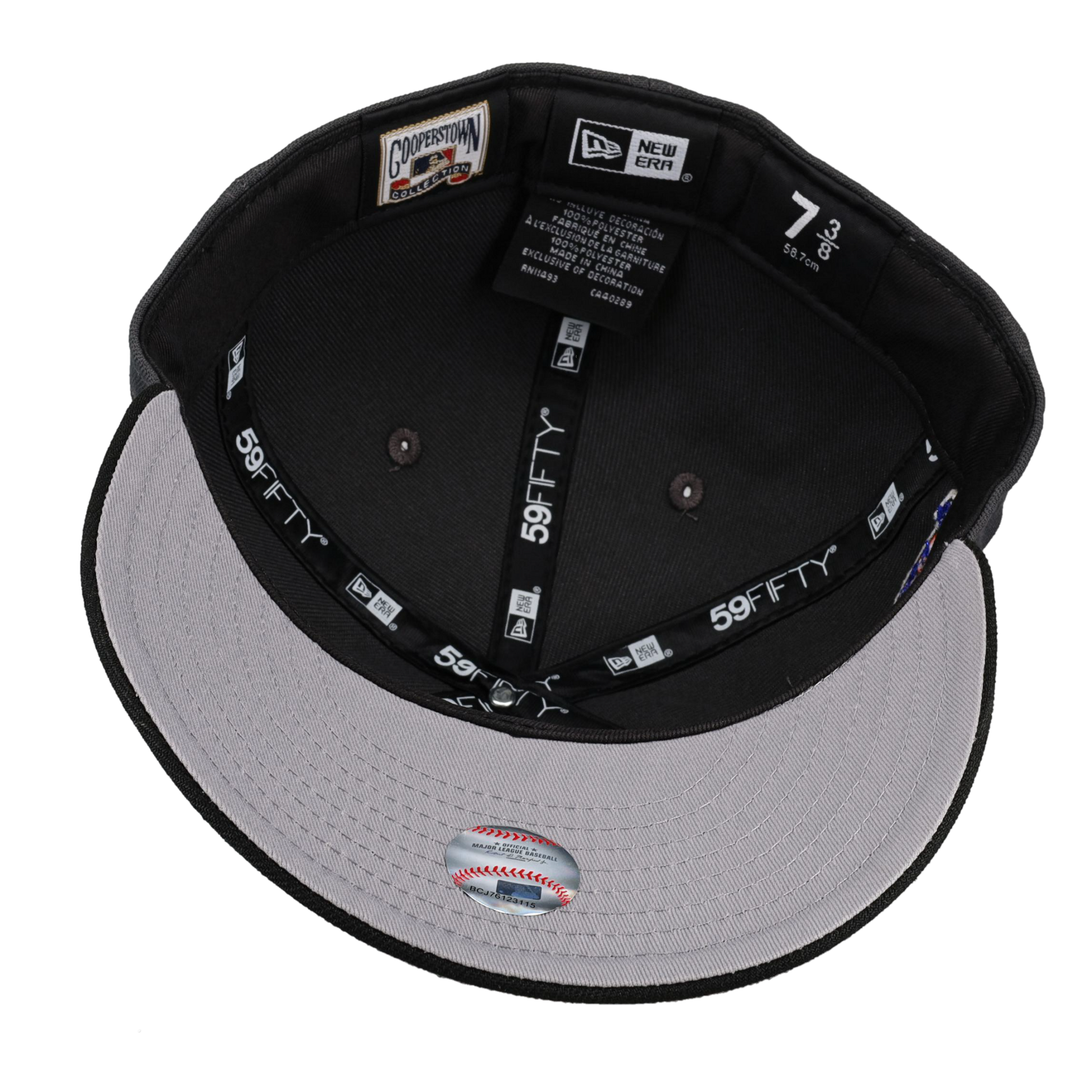 Houston Astros 45th Anniversary Metallic Graphite/Black 59Fifty Fitted Hat