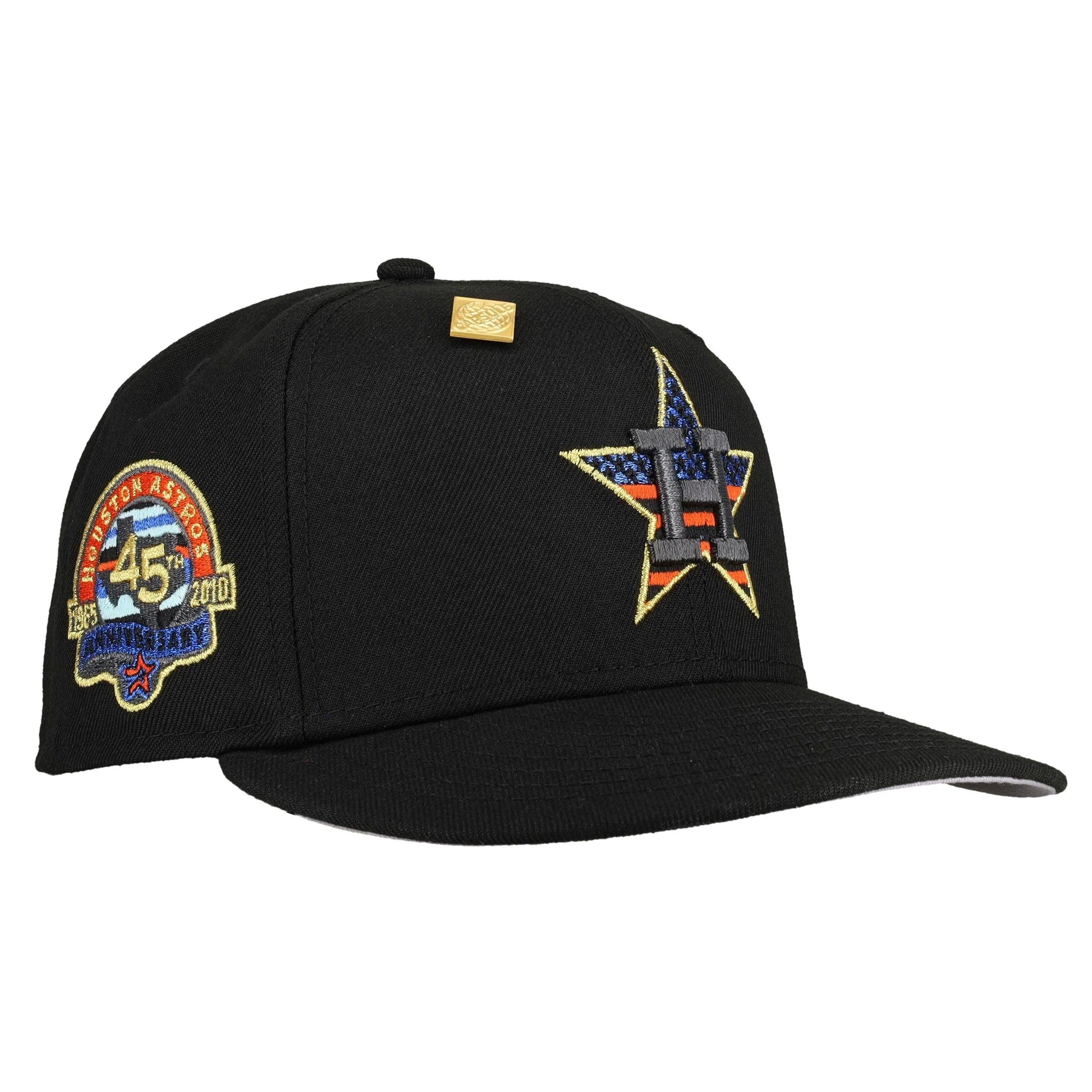 Houston Astros 45th Anniversary Metallic Star 59Fifty Fitted Hat