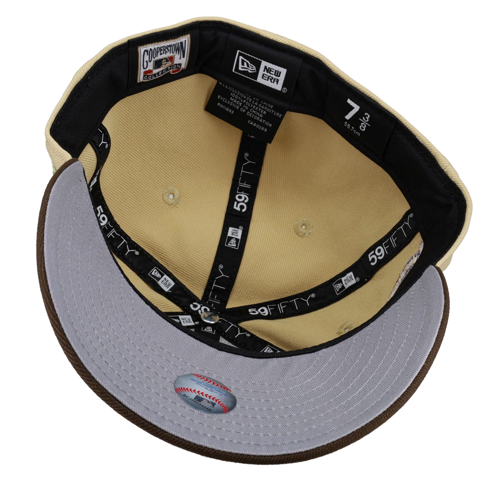 Houston Astros 45th Anniversary Vegas/Walnut Metallic 59Fifty Fitted Hat