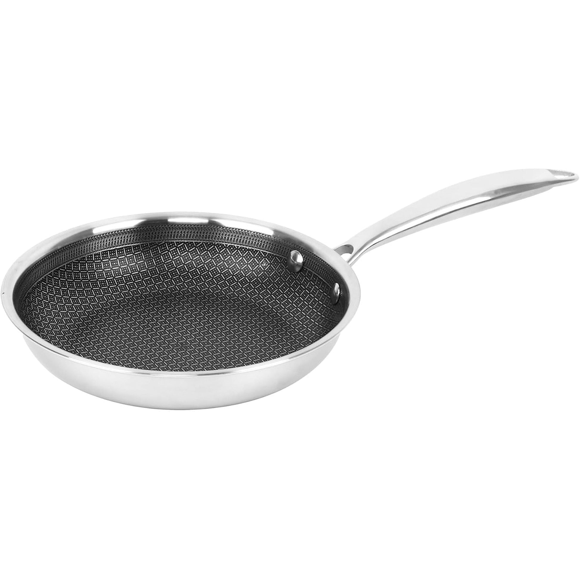 Brentwood 9.5 inch Hybrid Non-Stick Stainless Steel Frying Pan