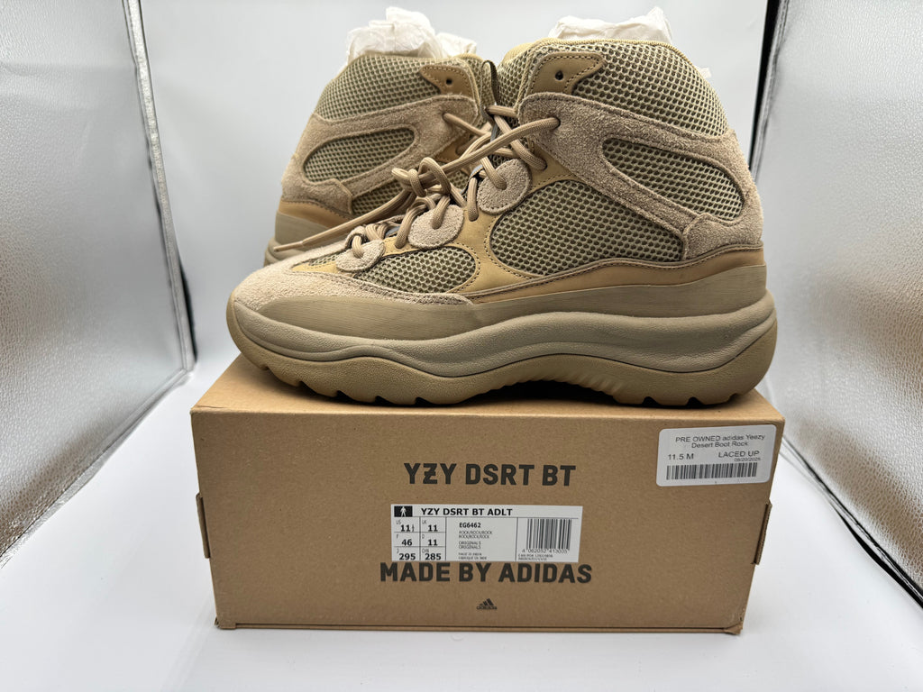 PRE OWNED adidas Yeezy Desert Boot Rock