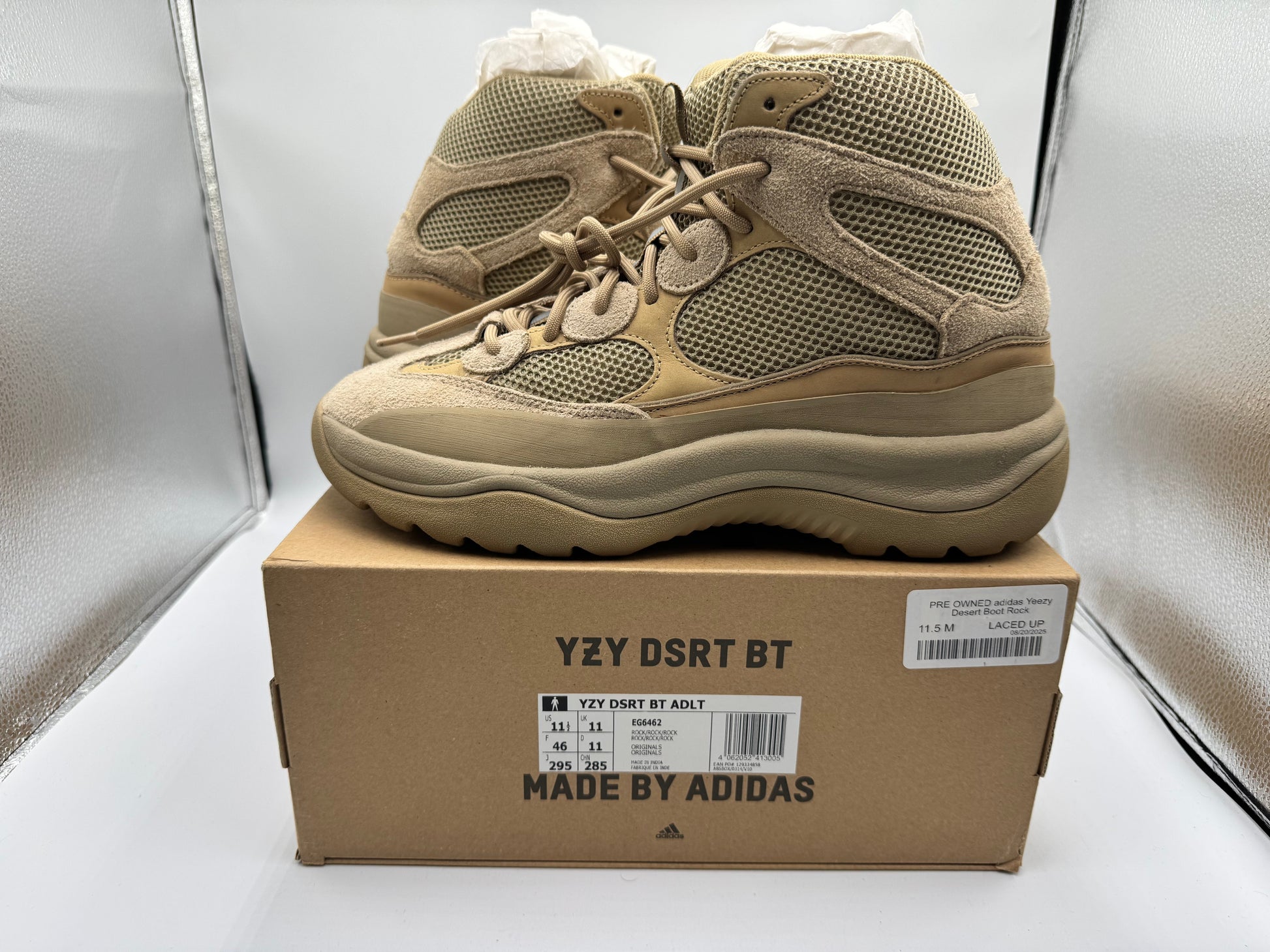 PRE OWNED adidas Yeezy Desert Boot Rock